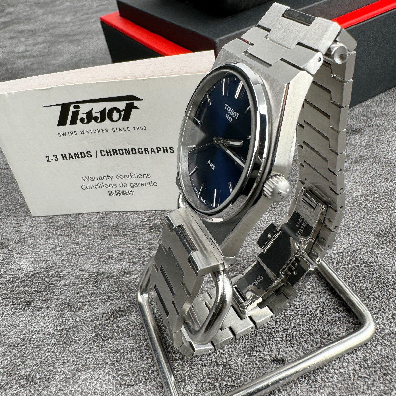 TISSOT PRX T Classic -STAINLESS STEEL Blue DIAL Men’s WATCH T137.410.11.041 40MM