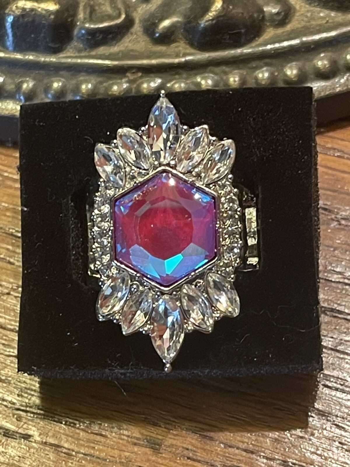 Paparazzi ~ Divine Intervention PINK OIL SPILL🌈Ring💎Convention Exclusive CUTE