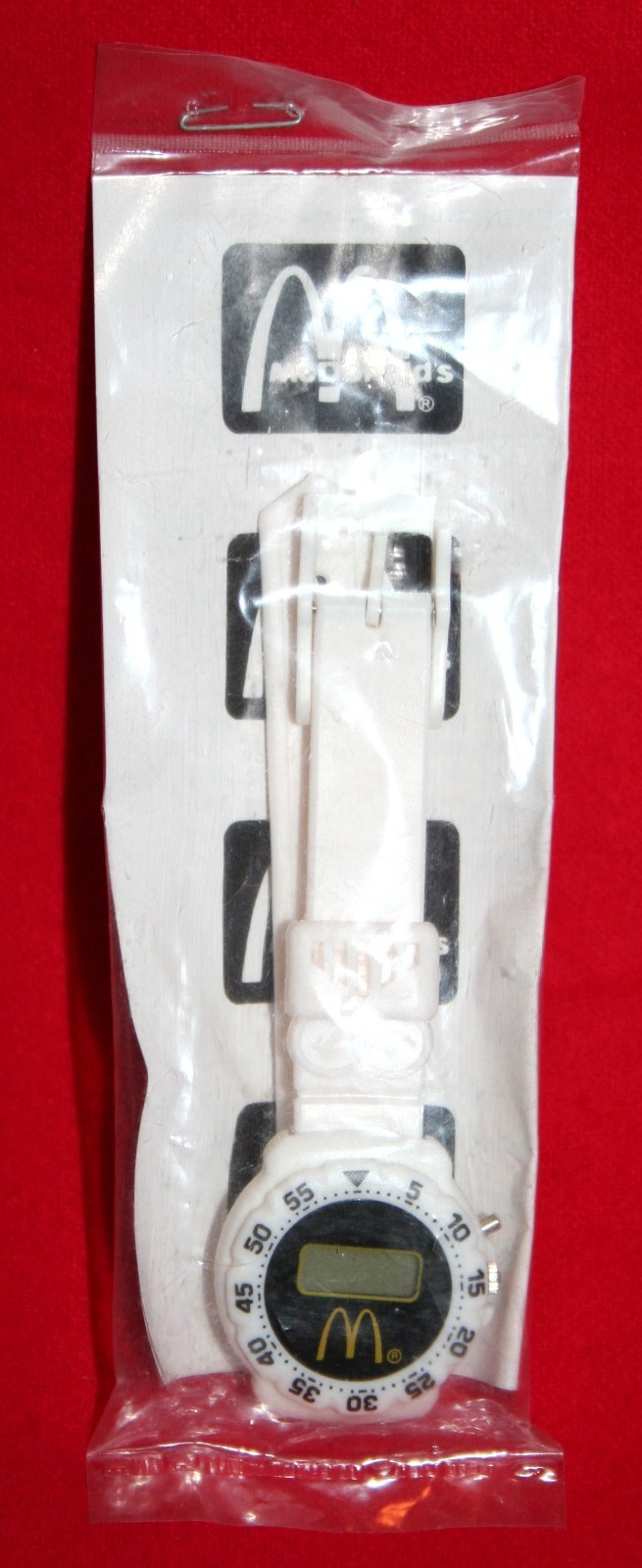 MCDONALD’S White Olympics Digital Sports Watch NEW IN PACK Fast Food Restaurant