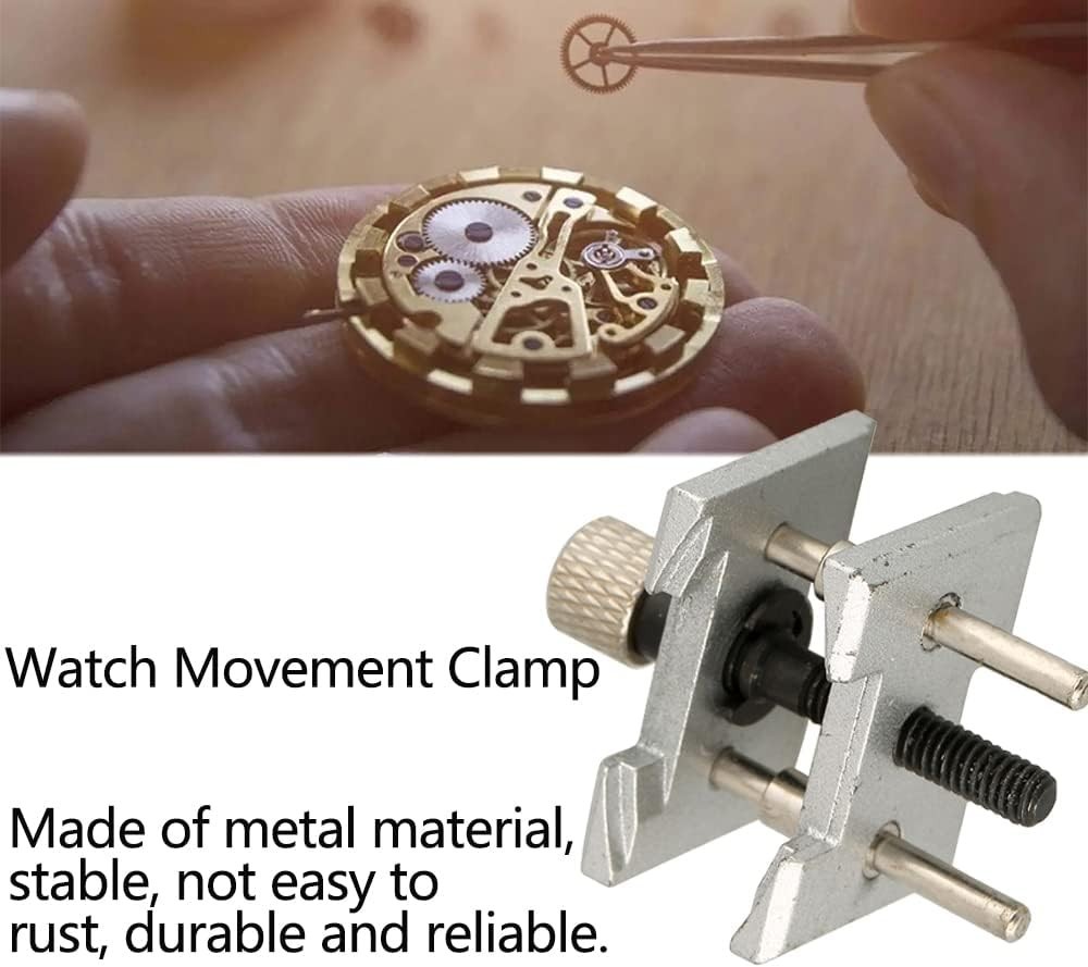 Easy-to-Use Metal Watch Movement Holder – Perfect for Hobbyists & Professionals