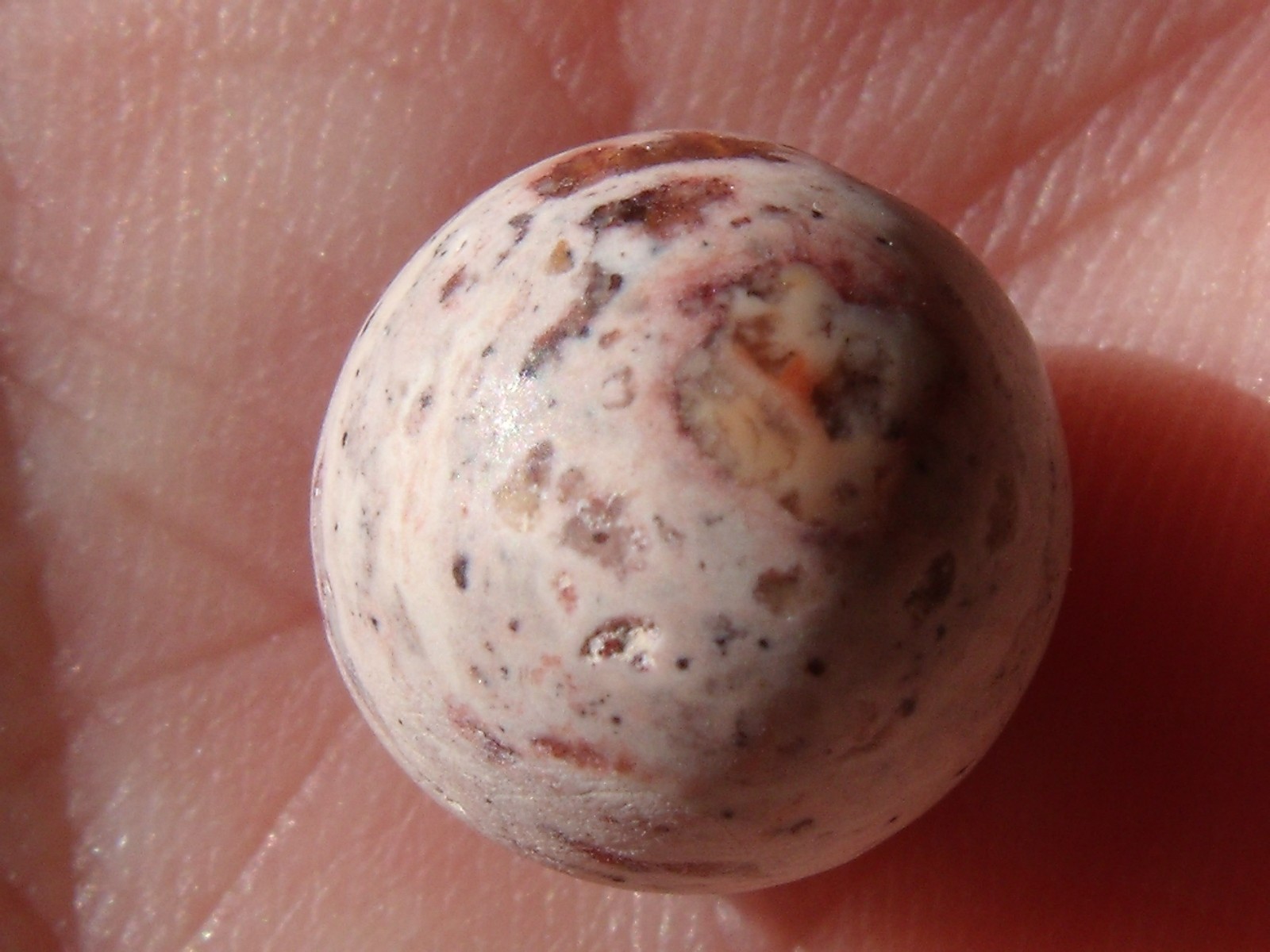 7.71 Ct. Mexican Cantera fire opal bead