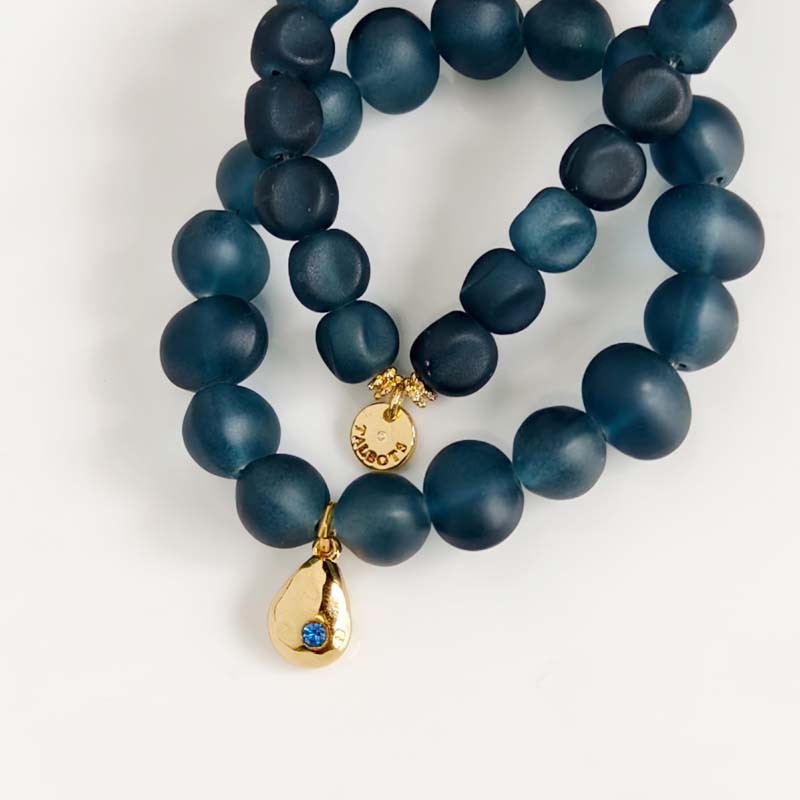 New 2pcs Talbots Bead Stretch Bracelet Gift Chic Women Party Vacation Jewelry