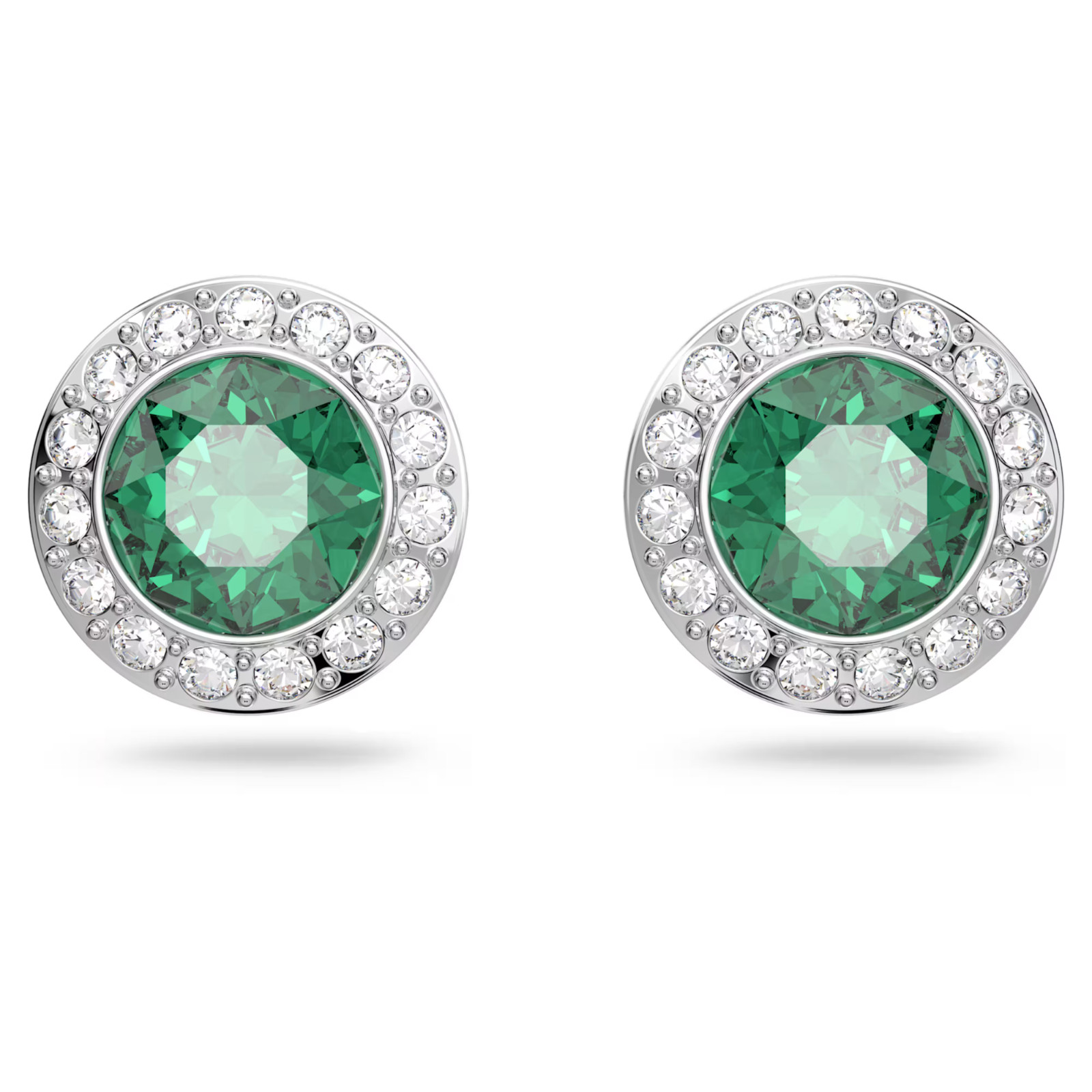 BNIB SWAROVSKI UNA ANGELIC Stud Green earrings & Gift Bag £49.00