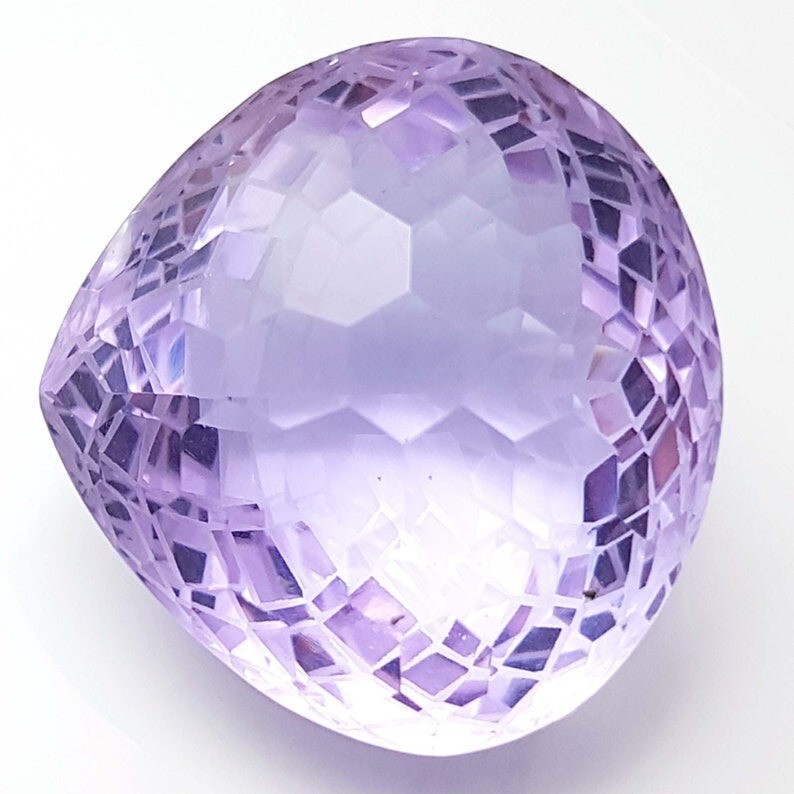 Pear Cut Kunzite 96.99 CT Natural Purple-Pink Color Loose Gemstone Faceted