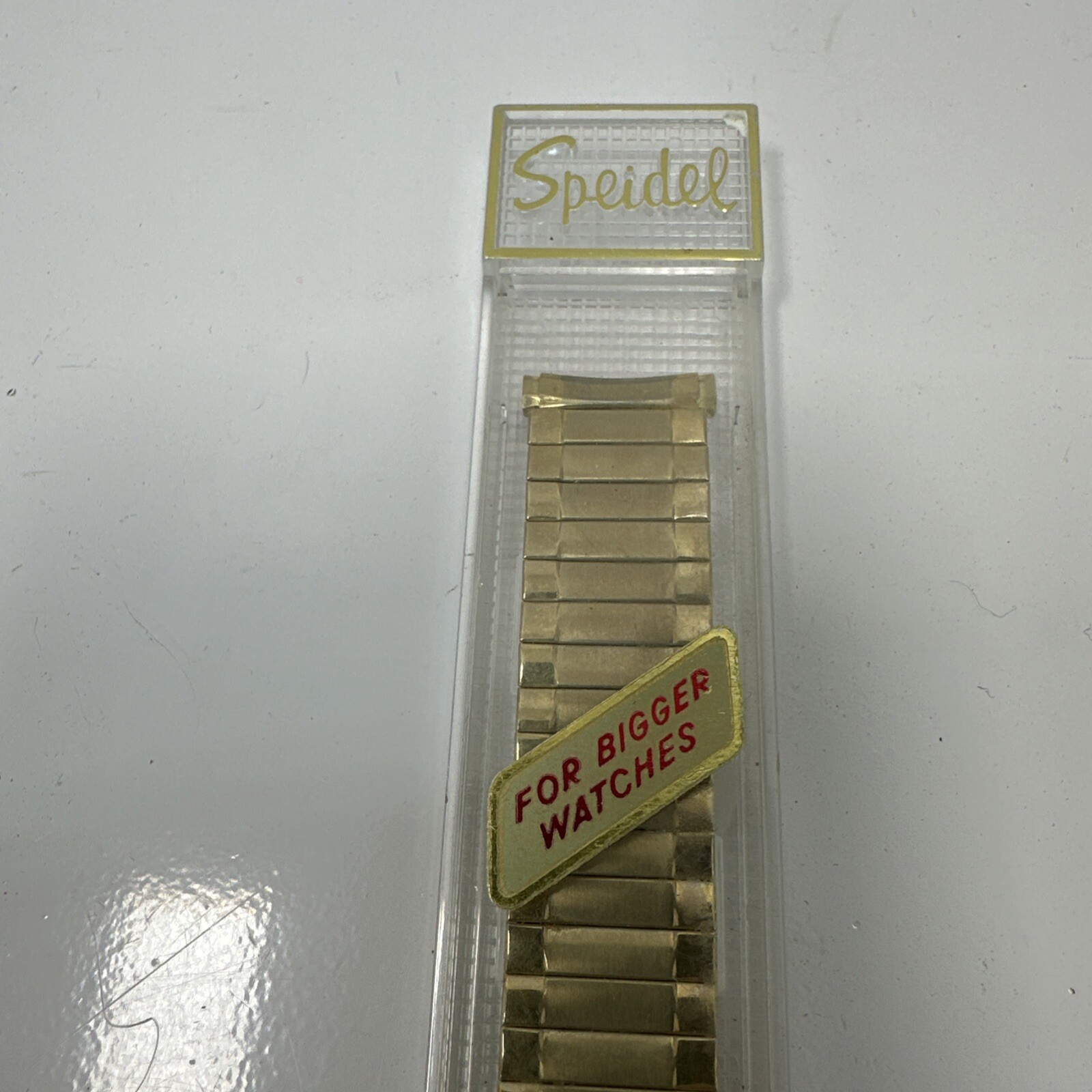 Speidel Twist-O-Flex Mens Expansion Watch Band Long 1243 Yellow Radial NOS