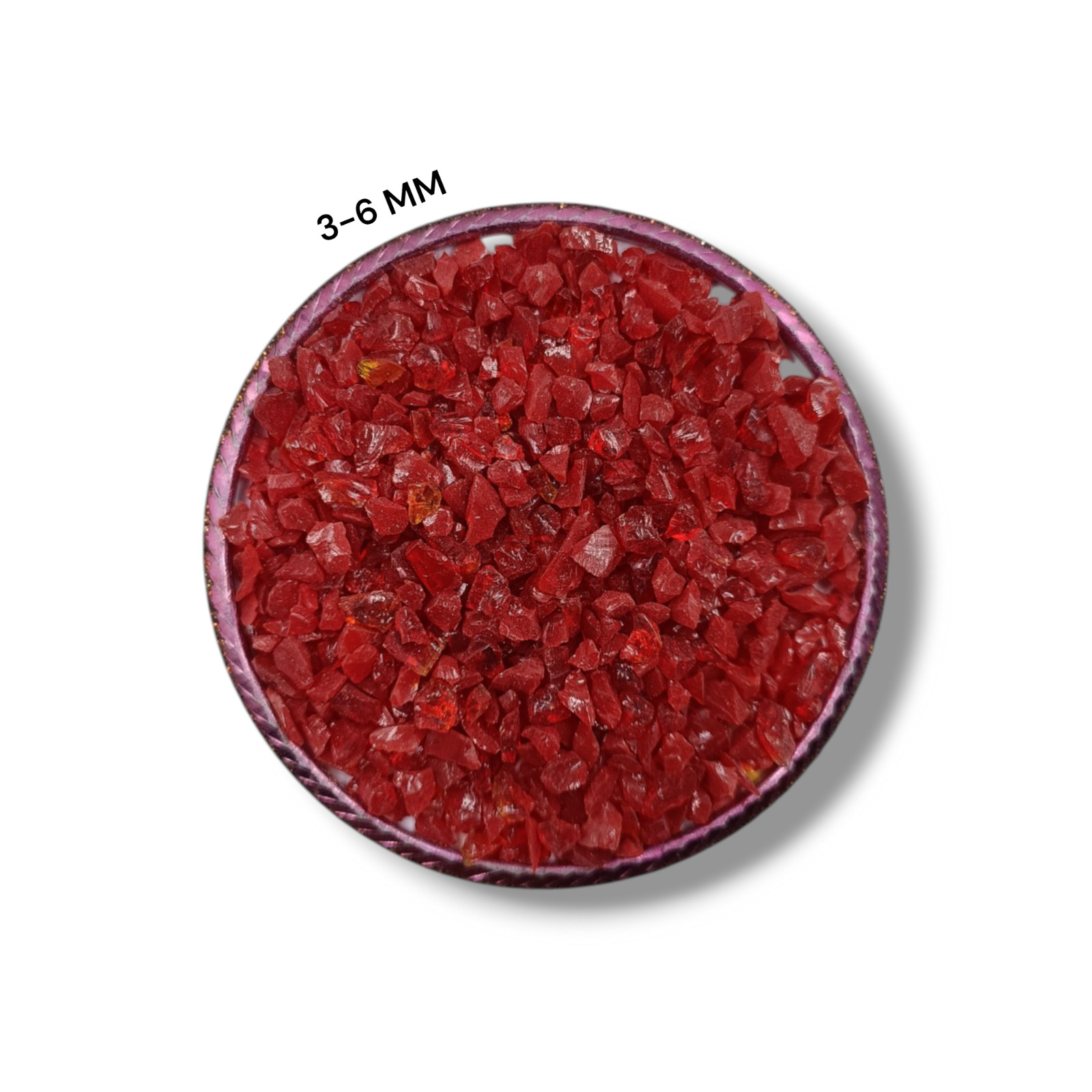 Crushed Opaque Red Hydro Quartz Crushed Gemstone Coarse All Size For Inlays