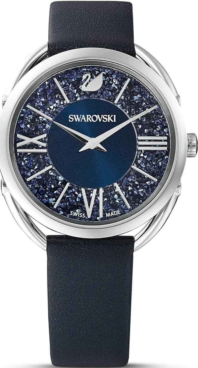 Swarovski 5537961 Womens Glam Crystalline Crystal Blue Watch