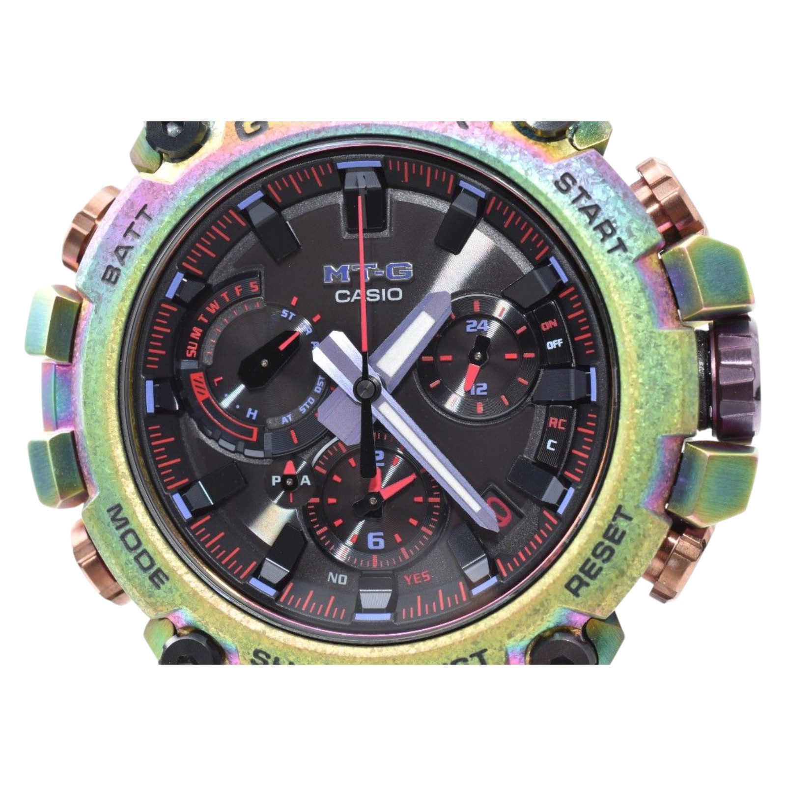 CASIO G-SHOCK MT-G Aurora Oval Rainbow IP Watch MTG-B3000PRB-1AJR