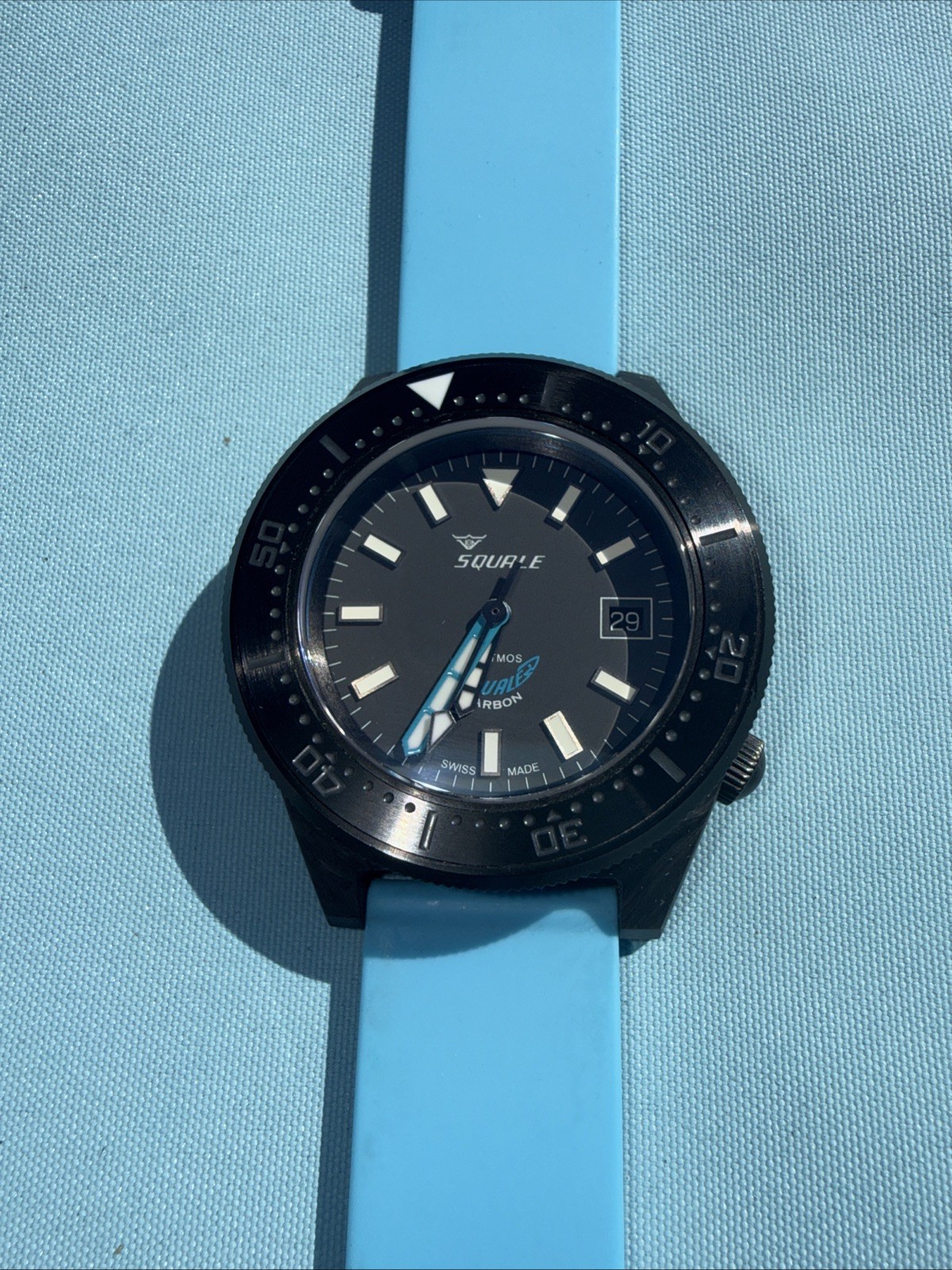 Squale 60 Atmos Forged Carbon Dive Watch 42 Mm Full Set
