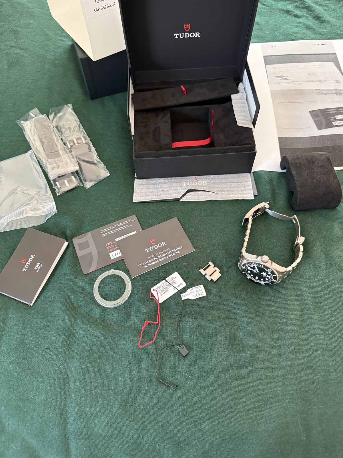 15 DAY OLD Tudor Pelagos Ultra Titanium 43mm Box/Papers/Card 2543C1A7NU