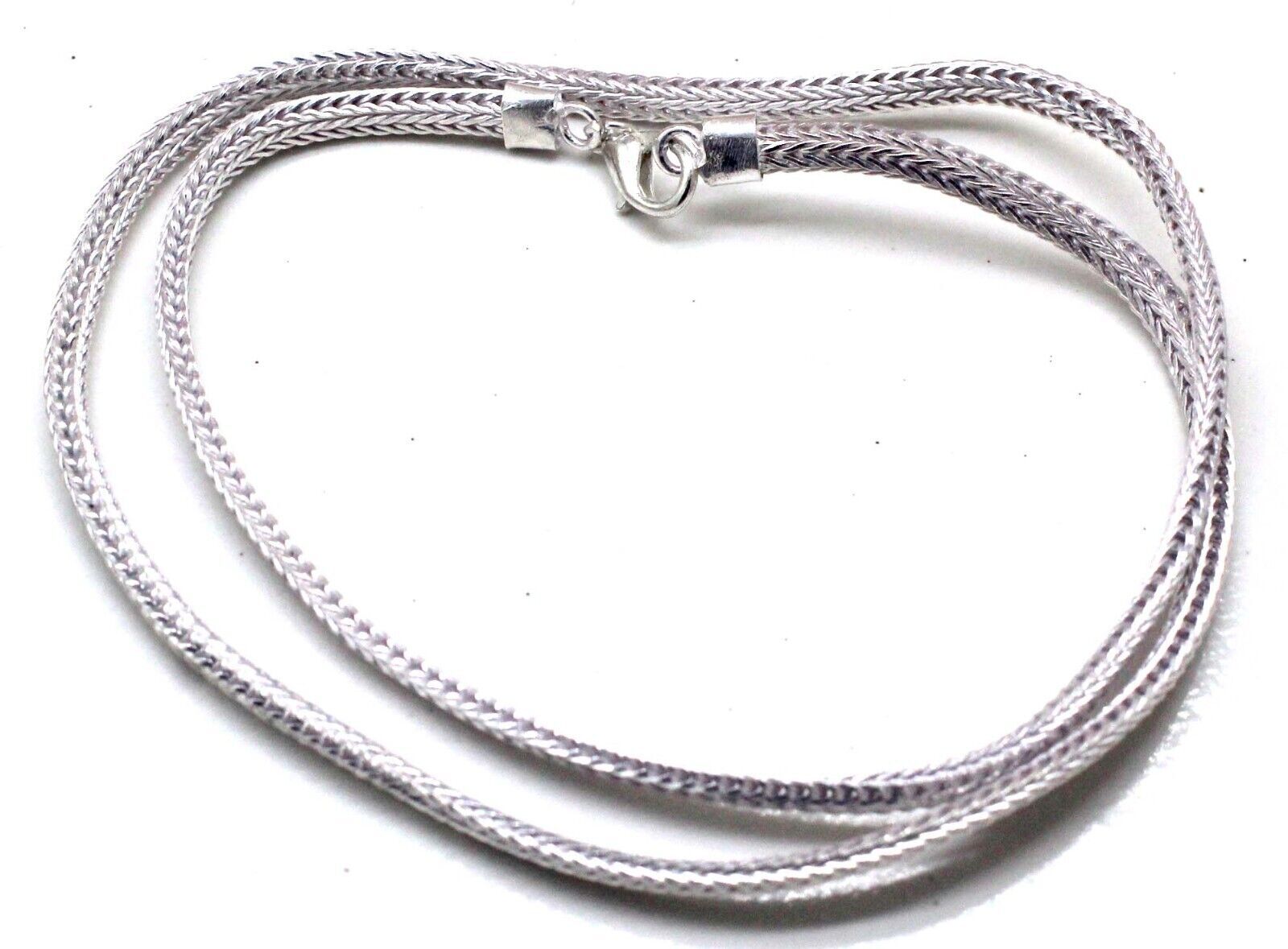 925 Sterling Silver Handmade Jewelry Beautiful Adorable Chain Necklace S-20-22″
