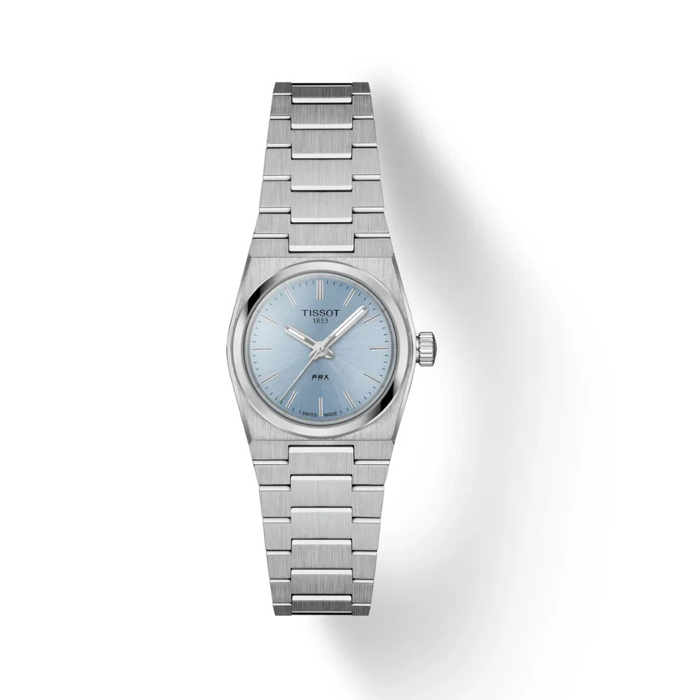 Tissot PRX 25mm Blue Dial and Grey Stainless Steel Men’s Watch T1370101135100