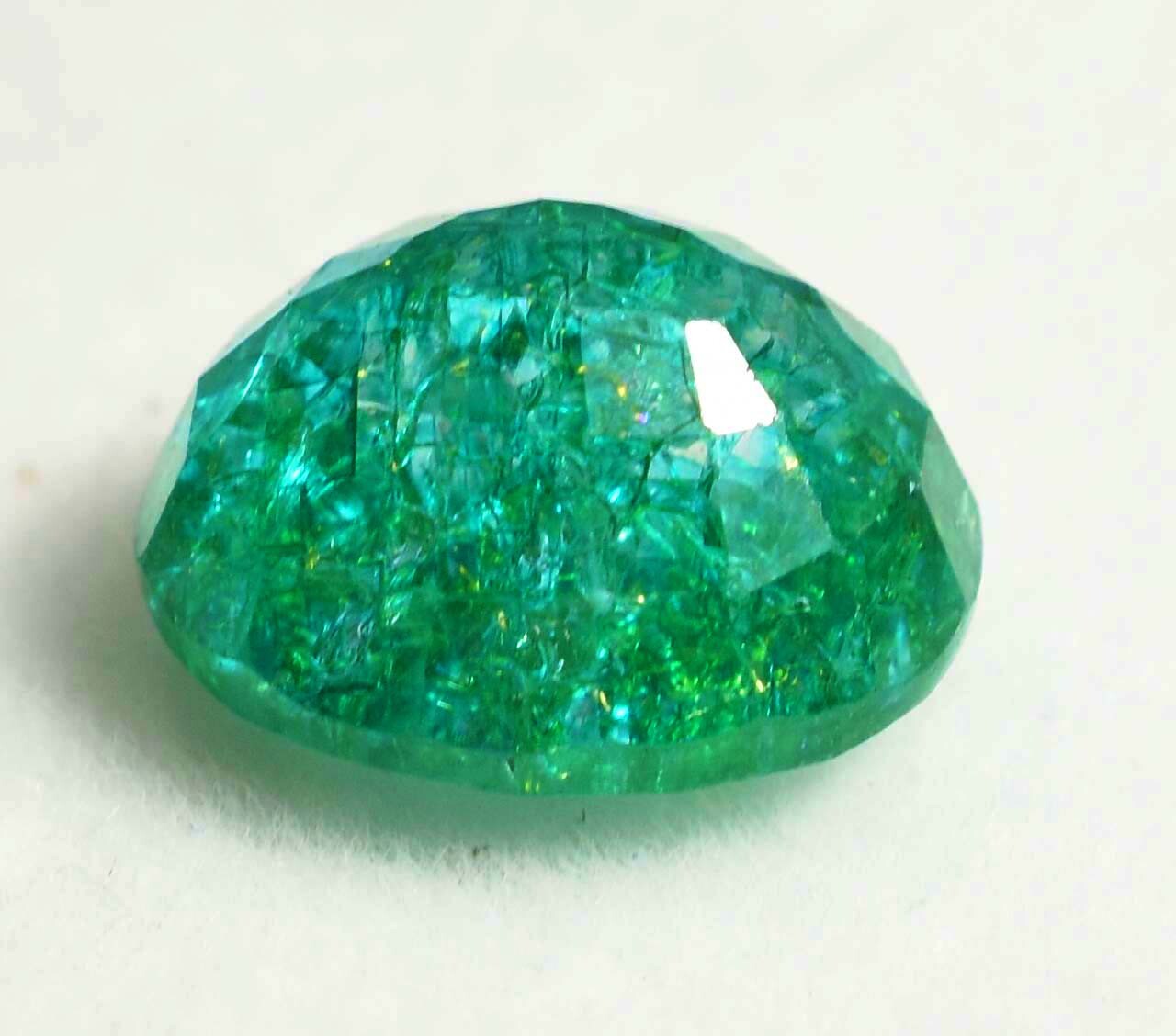 Natural 7.30 Ct Certified MUZO Colombian Emerald 12×10 MM Oval Unheated Gemstone