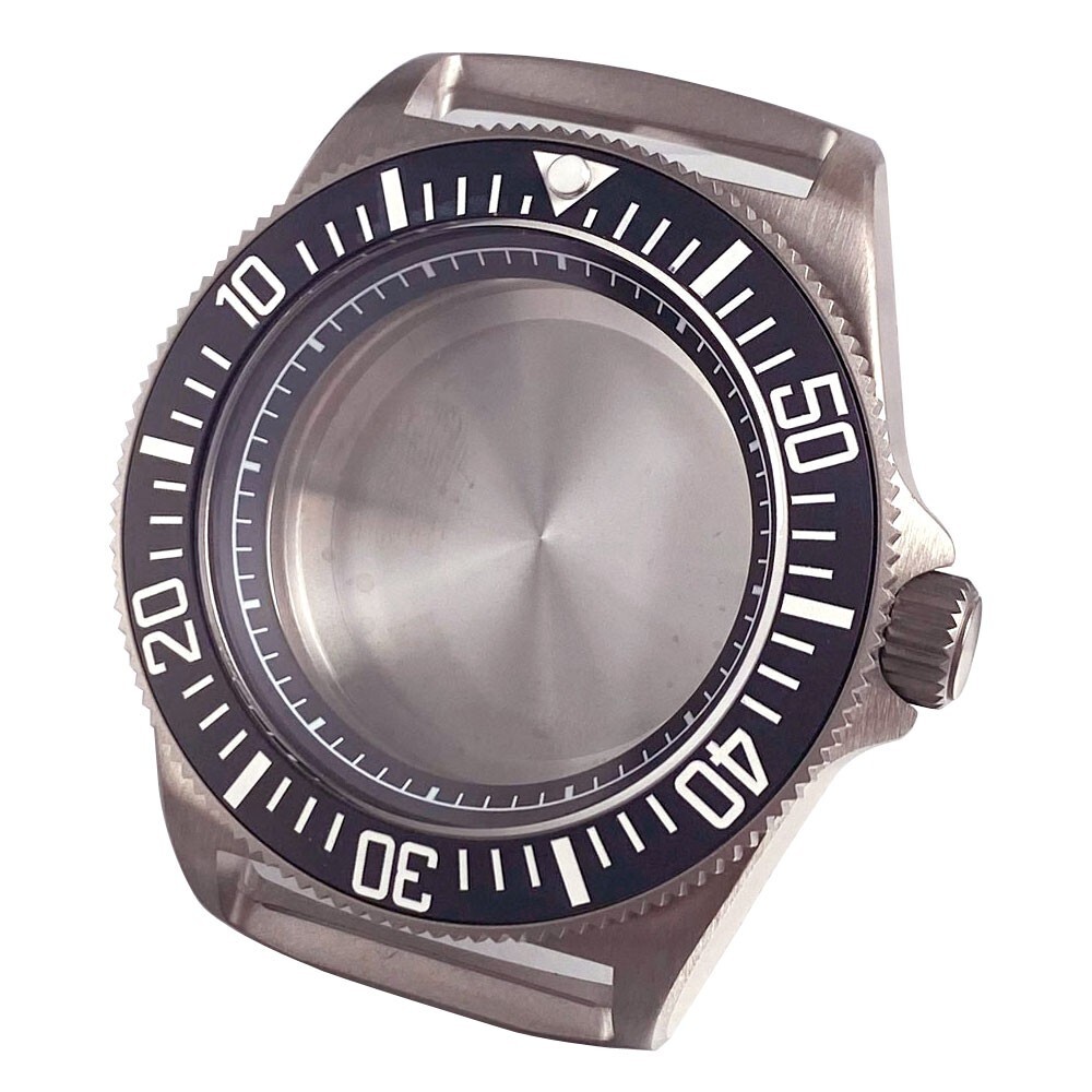 20ATM Diver Titanium 42mm Sapphire Watch Case Fit NH35 NH36 ETA2824 Miyota 8215
