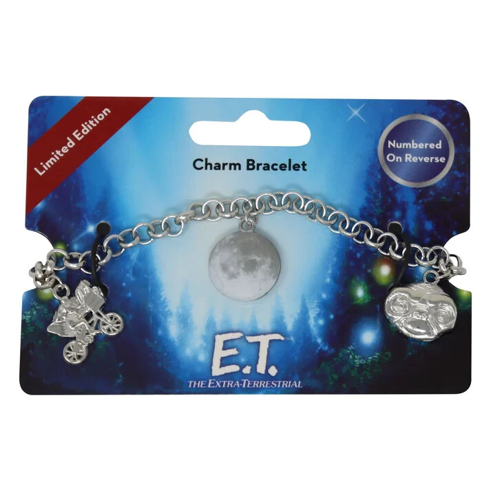 E.T. THE EXTRA TERRESTRIAL LIMITED EDITION CHARM BRACELET (Only 9,995 made)