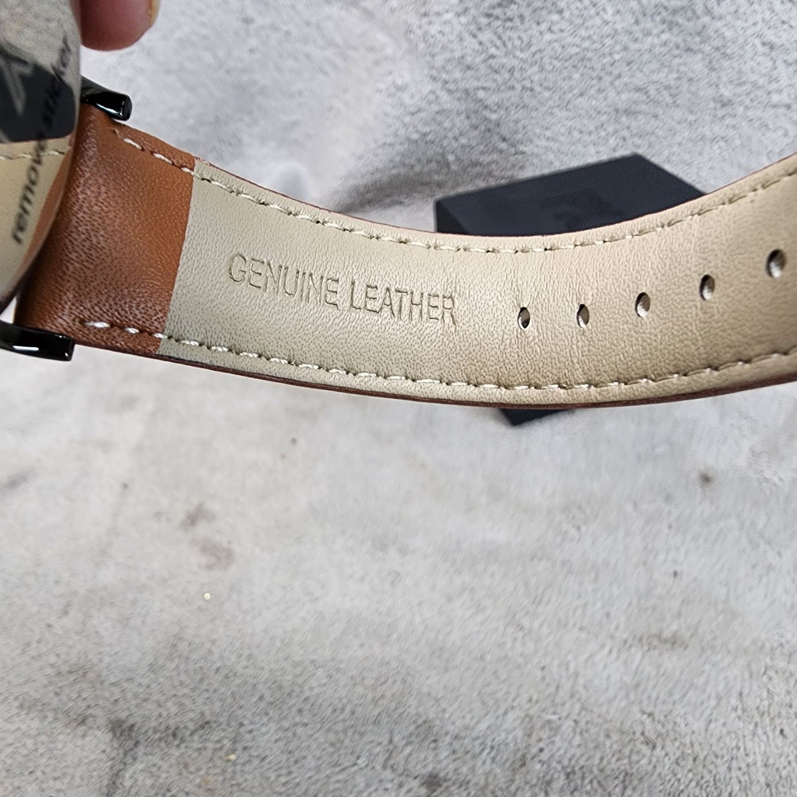 PX Watch Mens One Size Keith Brown Leather Strap *NWT*