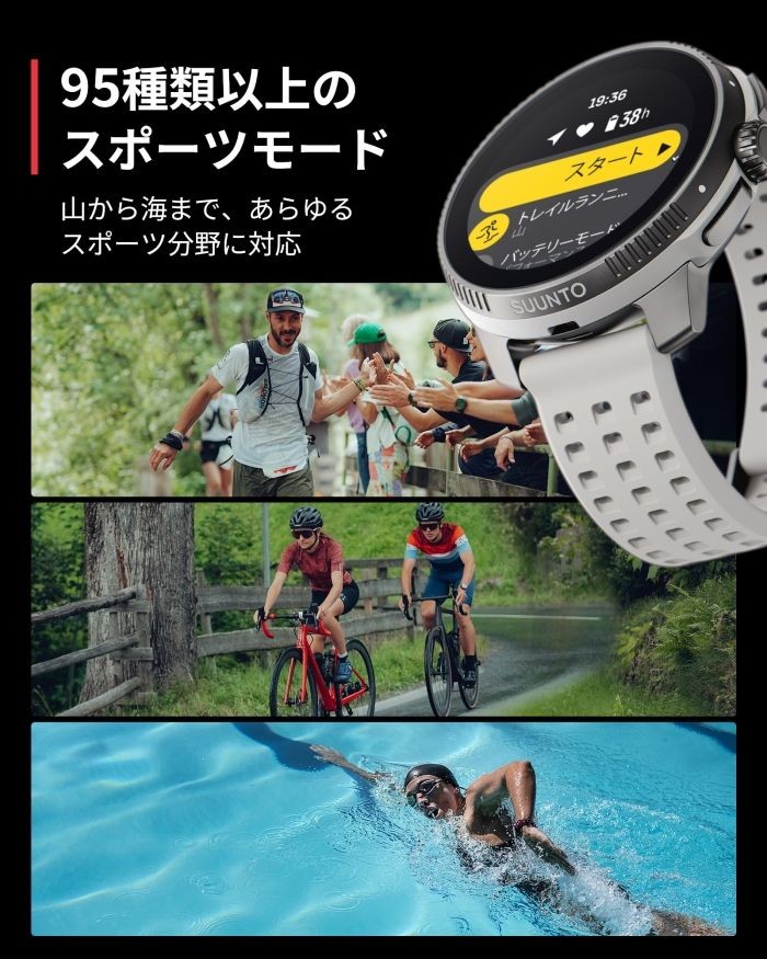 Brand New Ships in 2 Business Days SUUNTO RACE GPS SS050931000 BIRCH AMOLED Digi