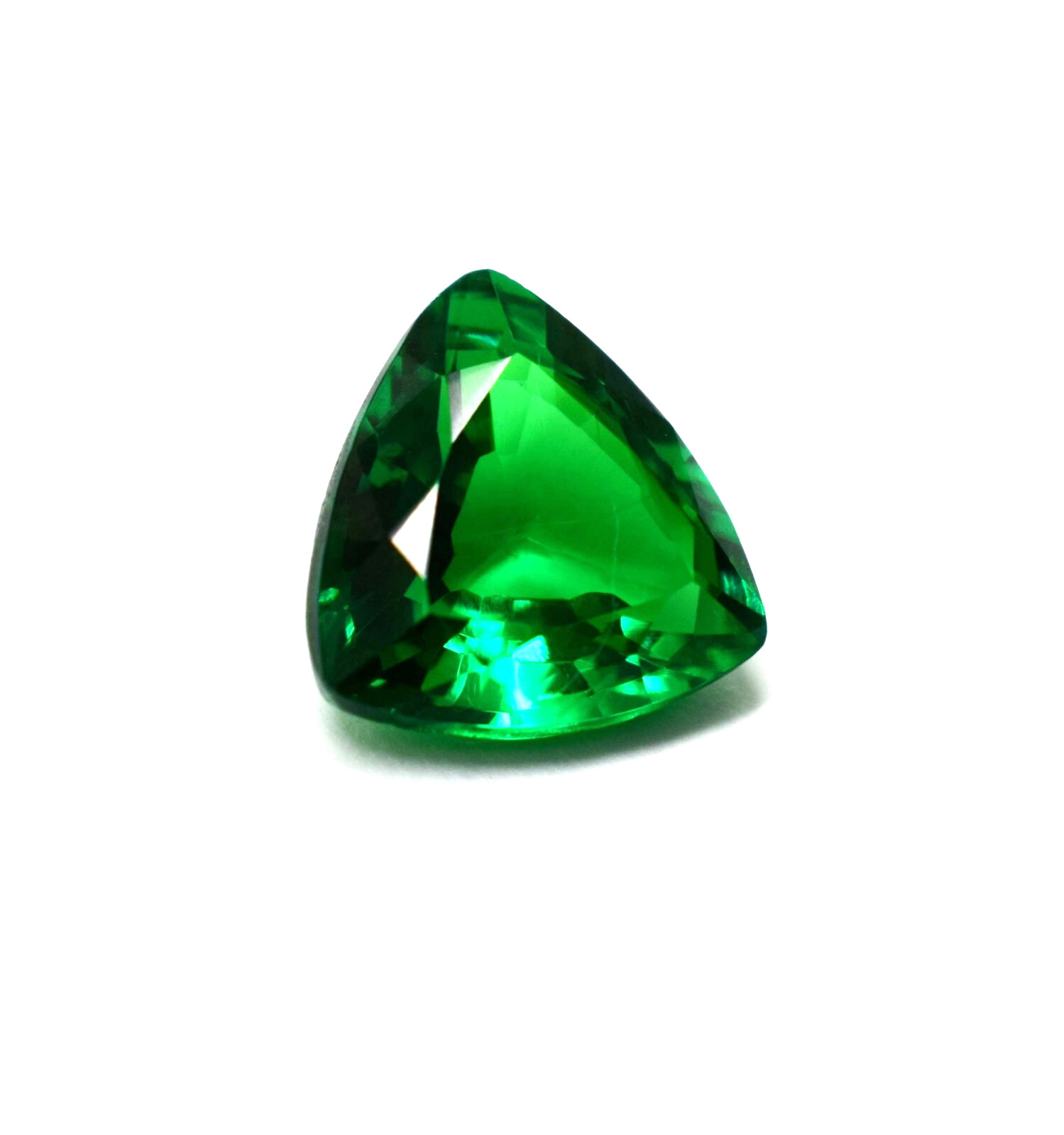 10-12 CT Trillion Cut Kenya’s Certified Natural Tsavorite Green Garnet Gemstone