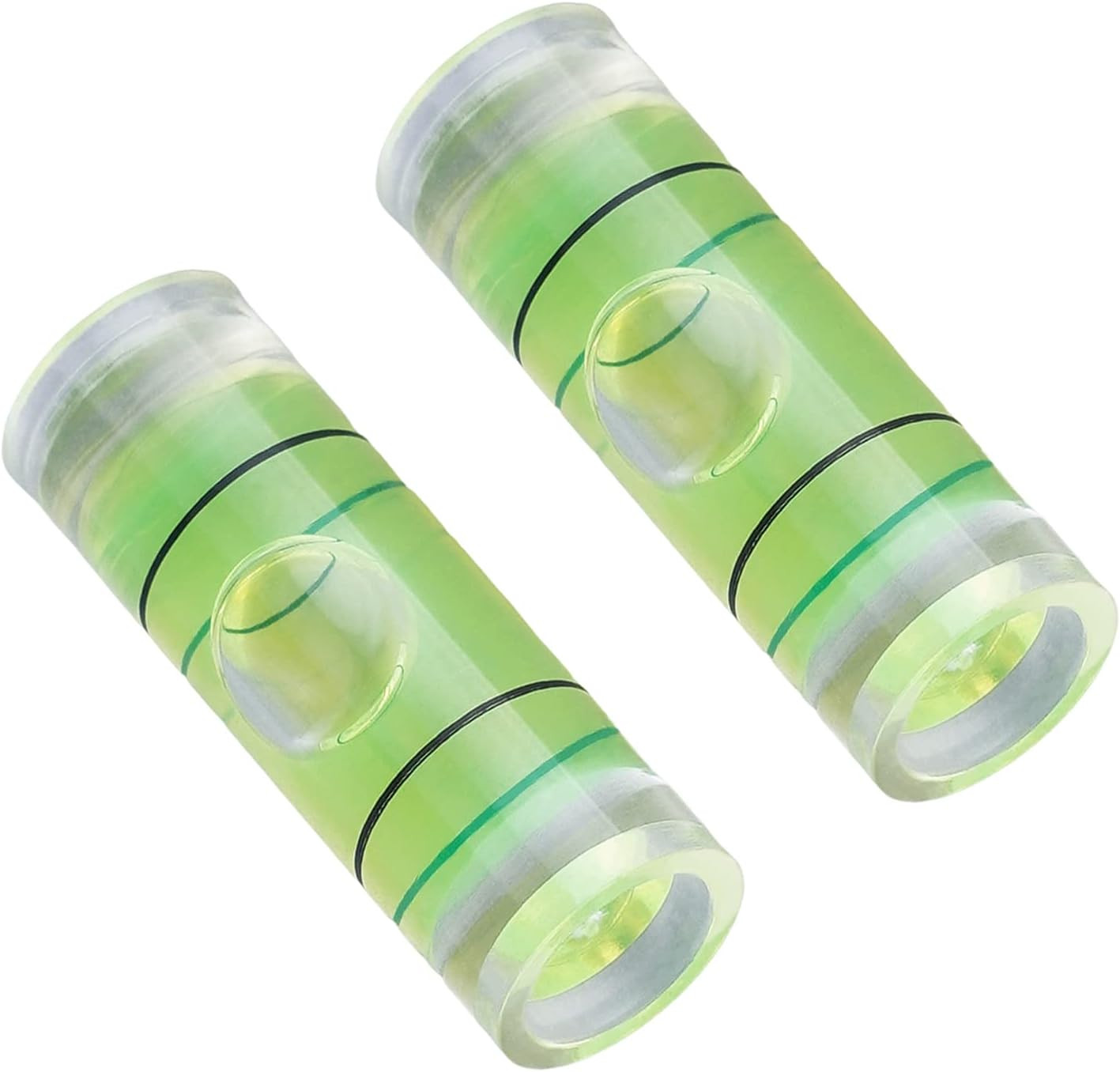 Small Cylindrical Bubble Spirit Level Vials 8×23Mm/0.3×0.9 Inch PMMA Frame Mural
