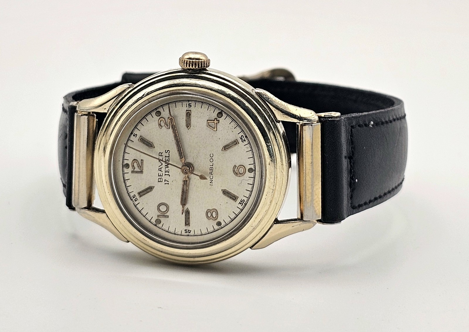 Vintage 40’s Beaver~ 17 Jewel~Manual Wind~32 mm~Men’s Watch~ Running Great !!