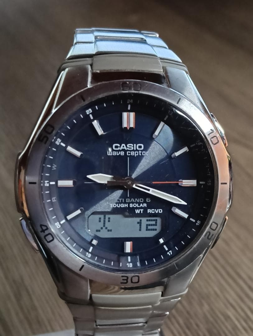 CASIO Wave Ceptor Solar Radio-Controlled Watch WVA-M640