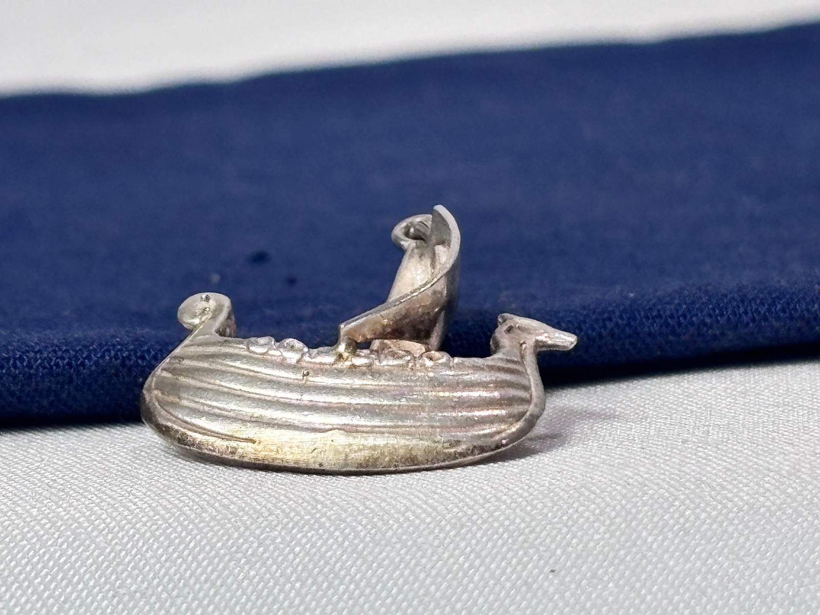 Sterling Silver VIKING SHIP Pendant 3.7 G Charm