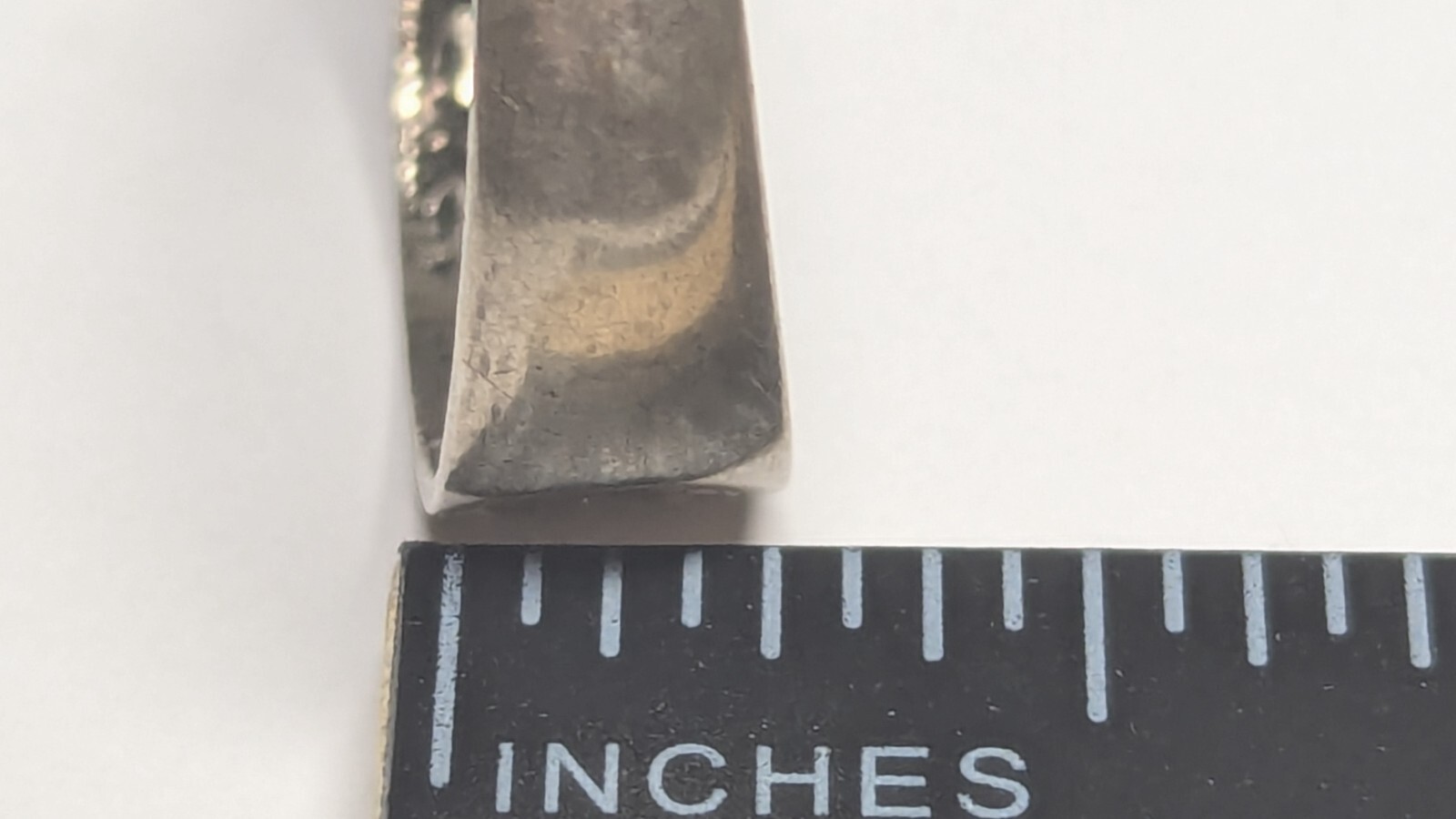 VINTAGE PP PHILIPPINES RING SIZE 9 1/2 SWEETHEART TRENCH ART