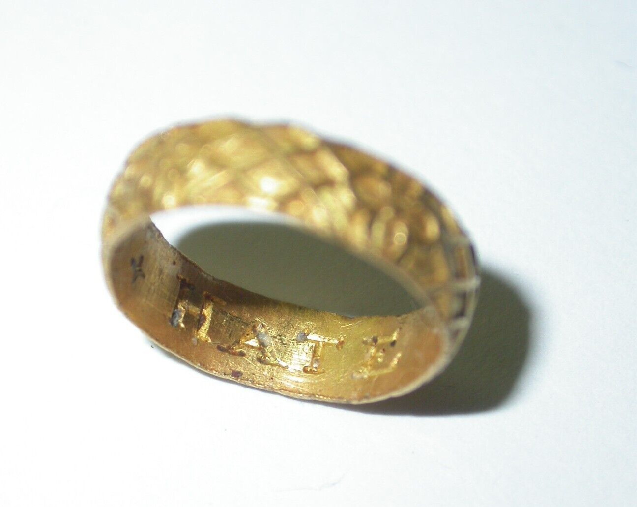 Gold posy ring 16th Century -Tiny 6 Months-1 year baby