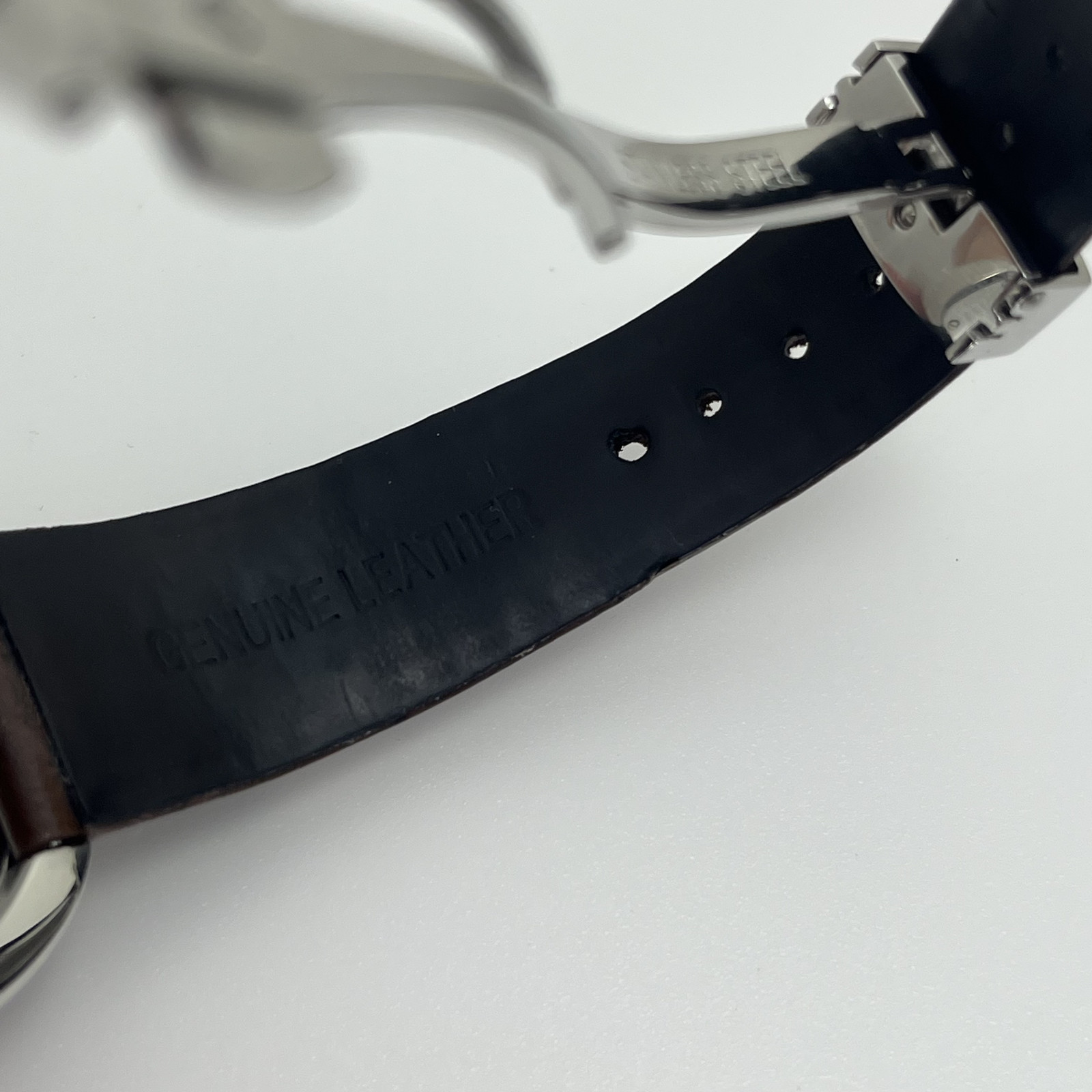 Seiko Issey Miyake Glass Watch NYAH001 TOKUJIN YOSHIOKA Qz Leather w/Box #B888