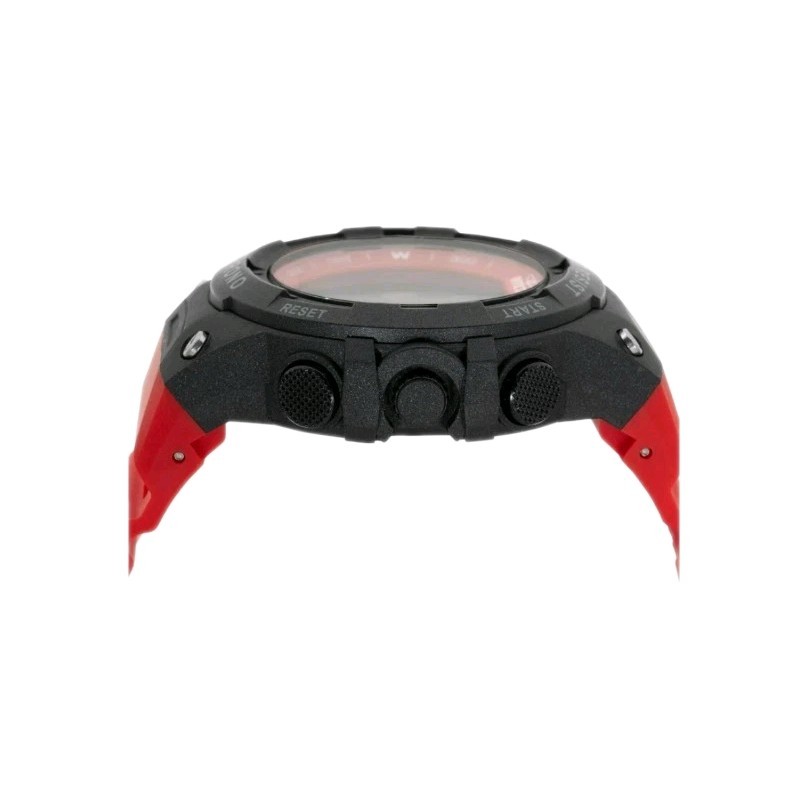 Invicta 47528 Men’s Racing 52mm Watch, Red, Black Dial 52mm Polyurethane Band