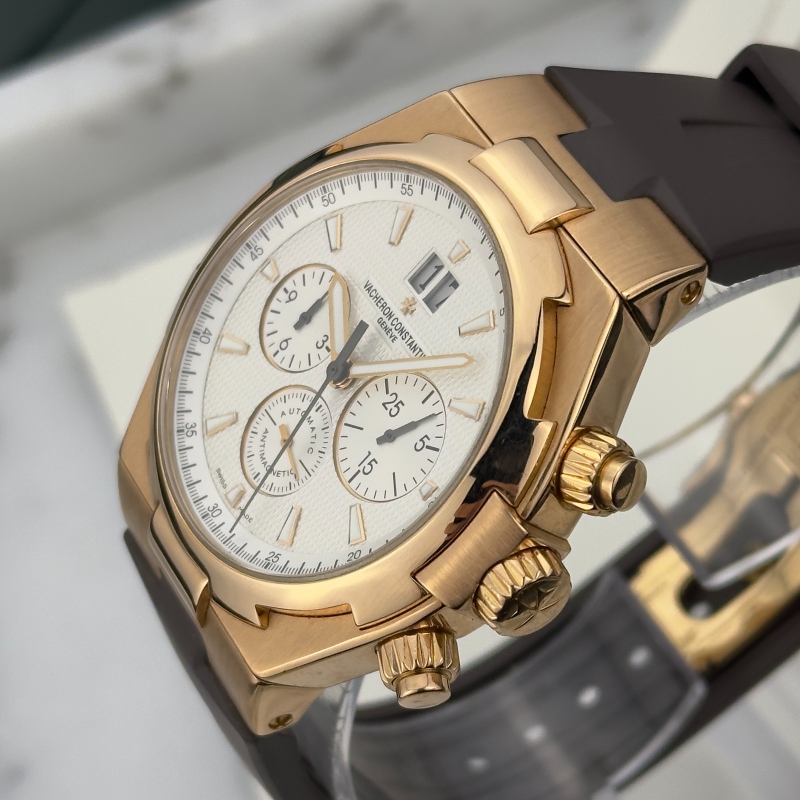 2013 Vacheron Constantin Overseas Rose Gold Men’s Watch 49150/000R-9454 Papers
