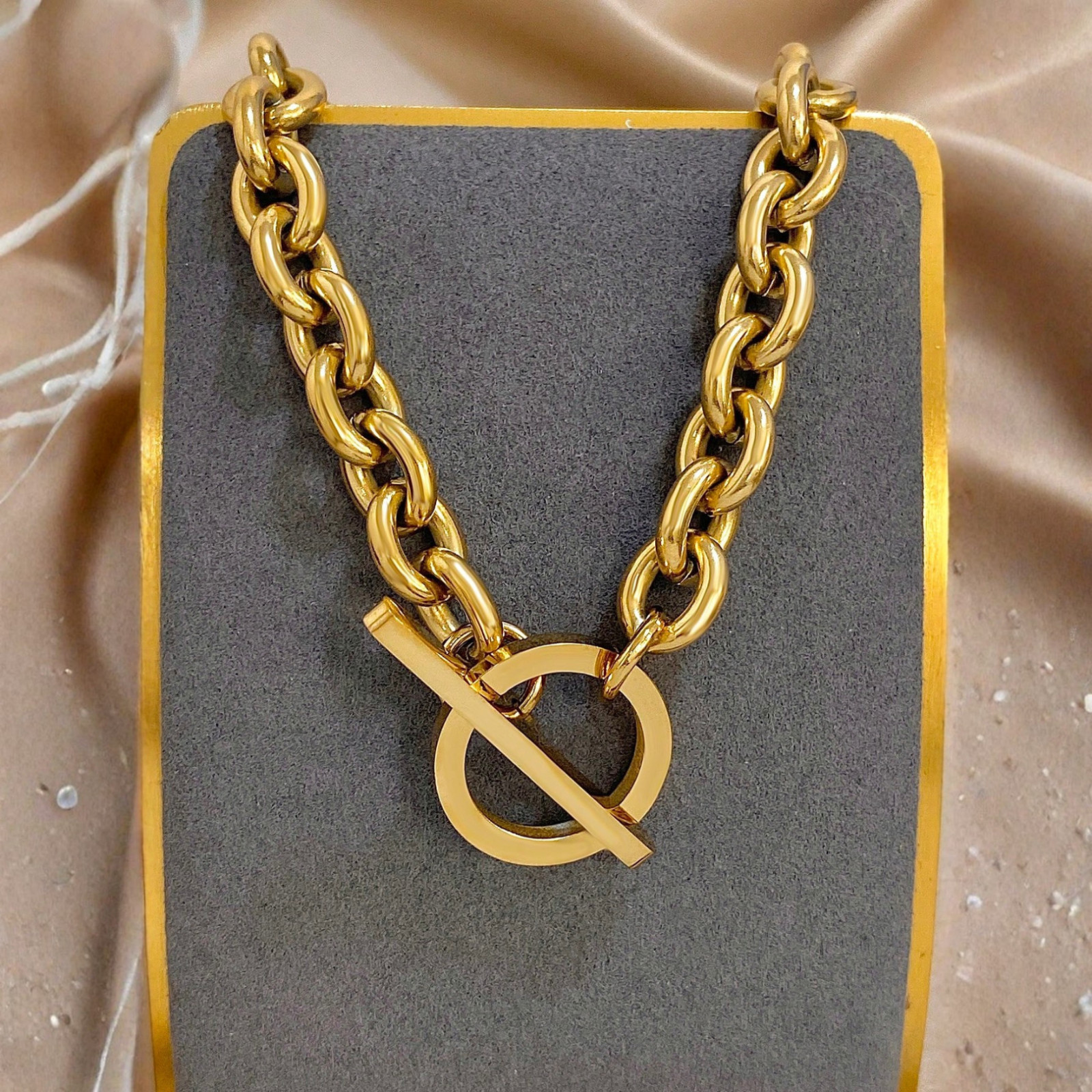 Stainless Steel Knot Necklace Women | Minimalist Chain Adjustable 45-55cm Gift