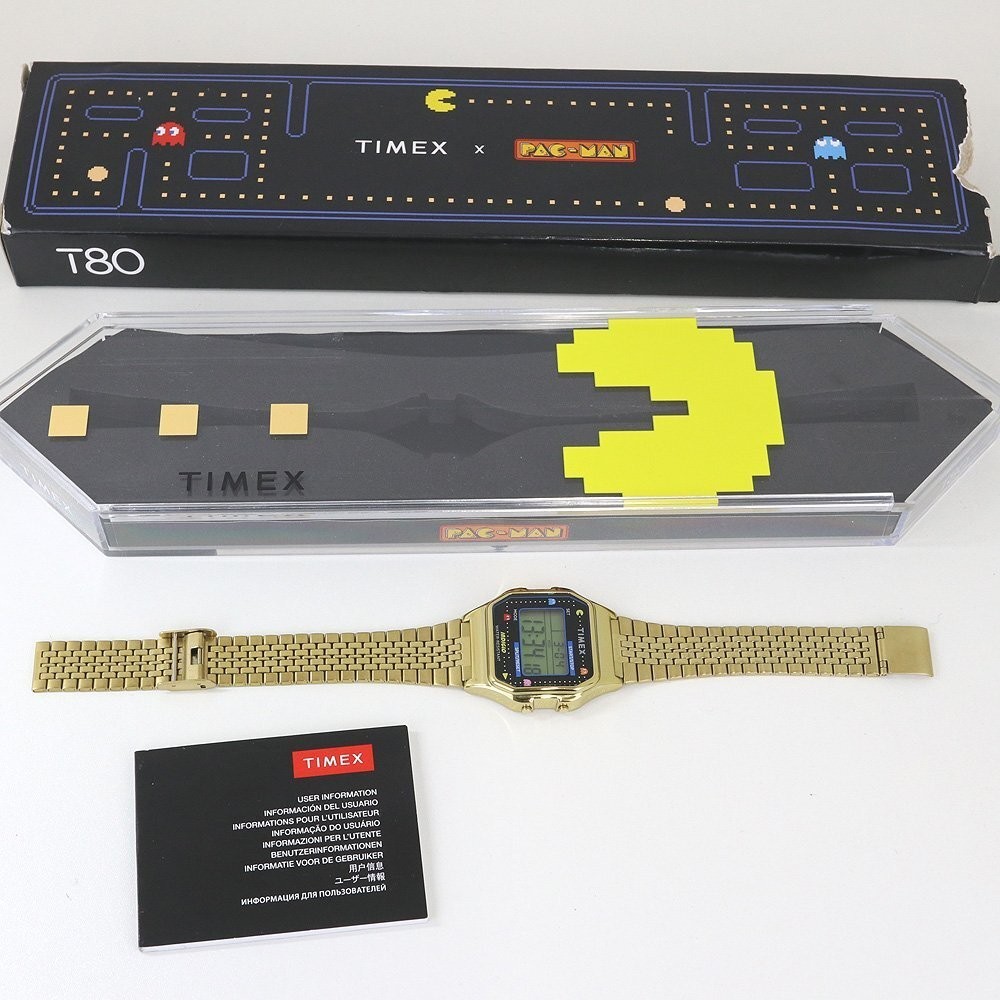 Timex x Pac-Man 40th Anniversary TW2U32000 Quartz Watch Limited Edition Japan