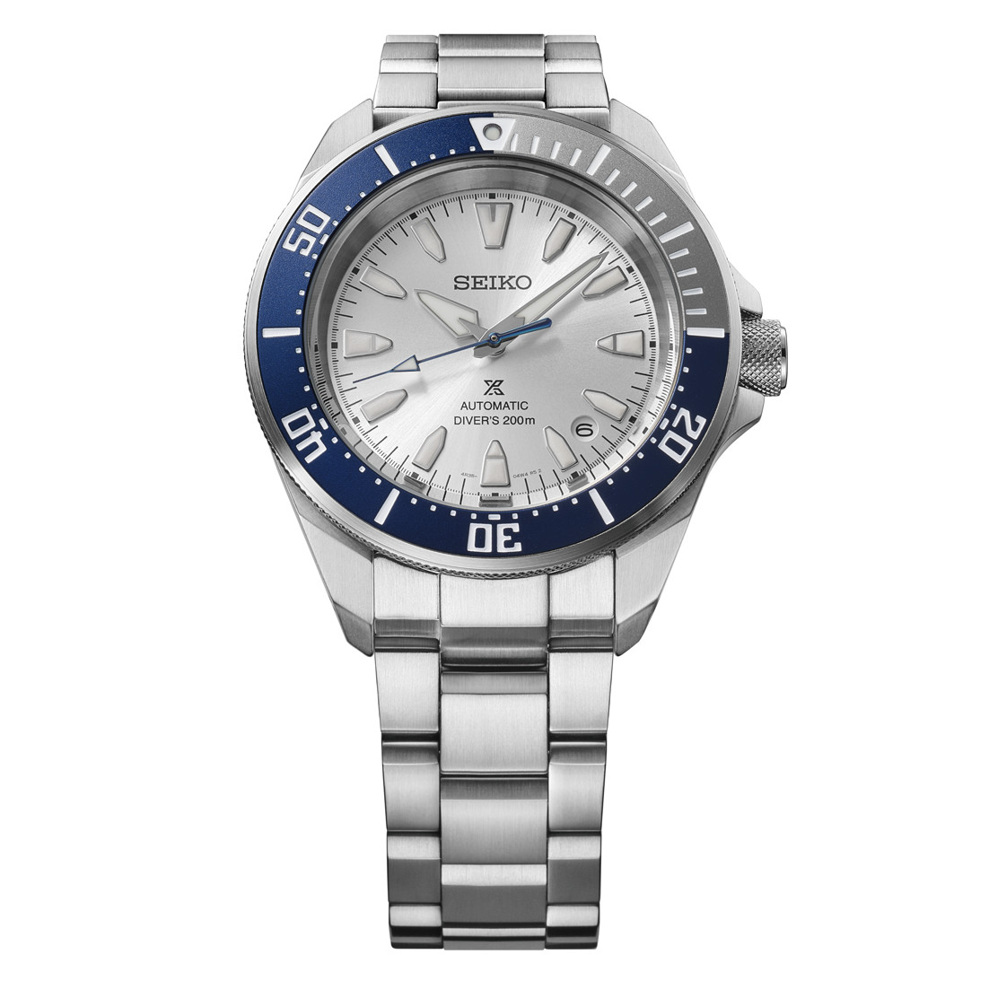 Seiko Prospex HBB001K1 Men Stainless Steel Blue Dial Automatic Watch 41.7 mm