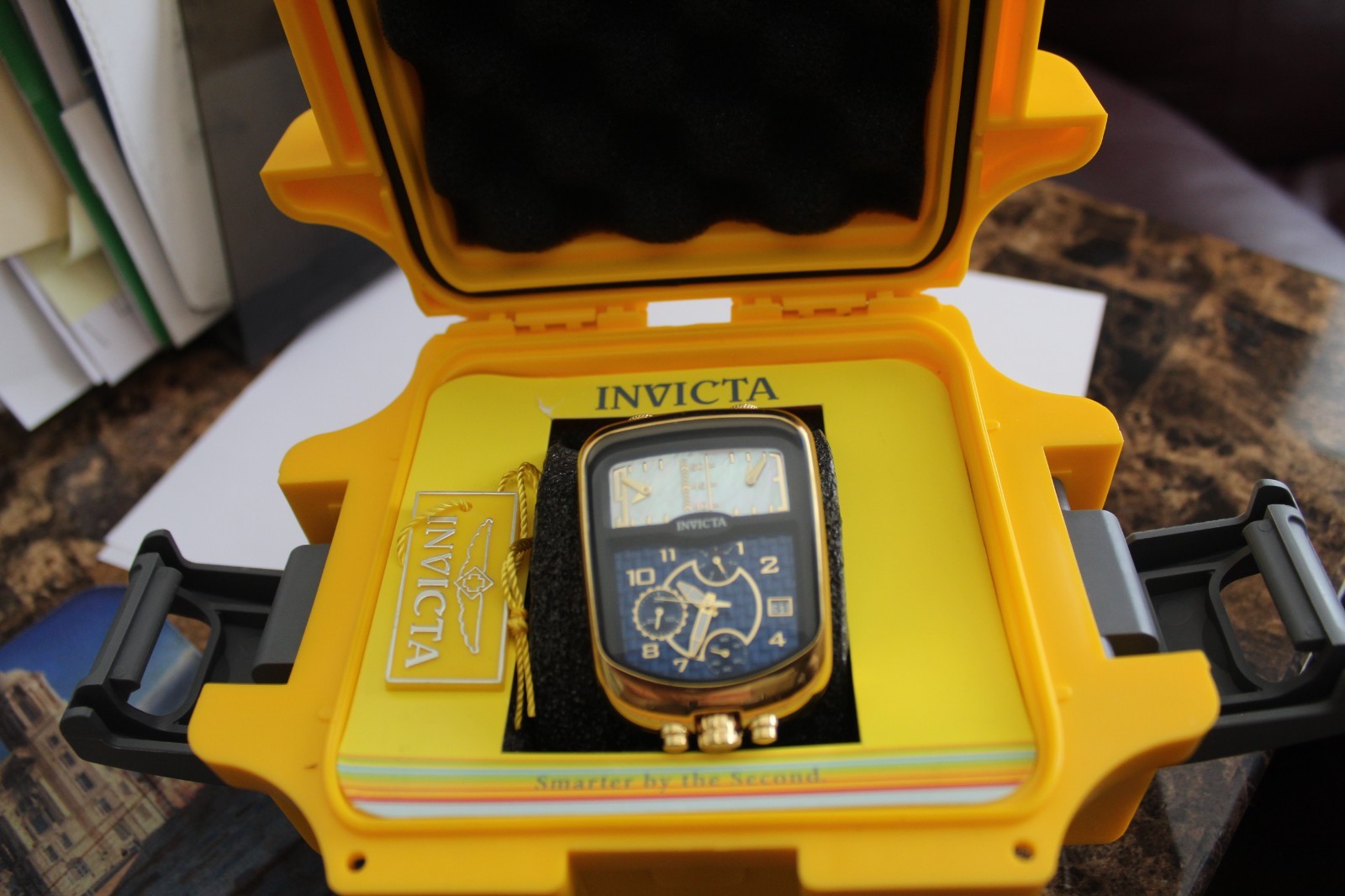 Invicta S1 Rally Dualshift Swiss Ronda Z60 Caliber Men’s Watch w/Mother of Pearl