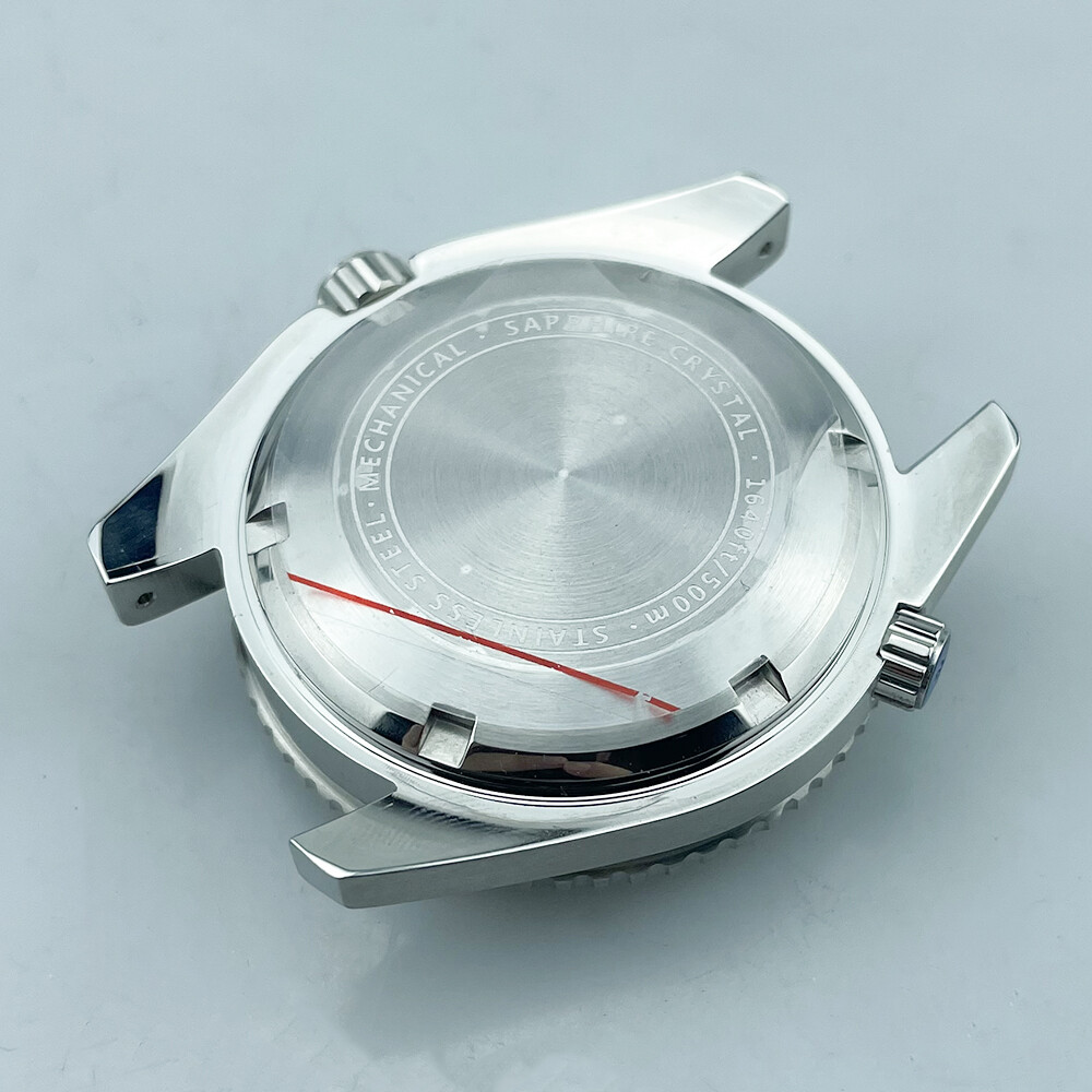 NH35A 43.5mm Stainless Steel Watch Case 500m Diver OP 600M Blue Bezel, 33mm Dial
