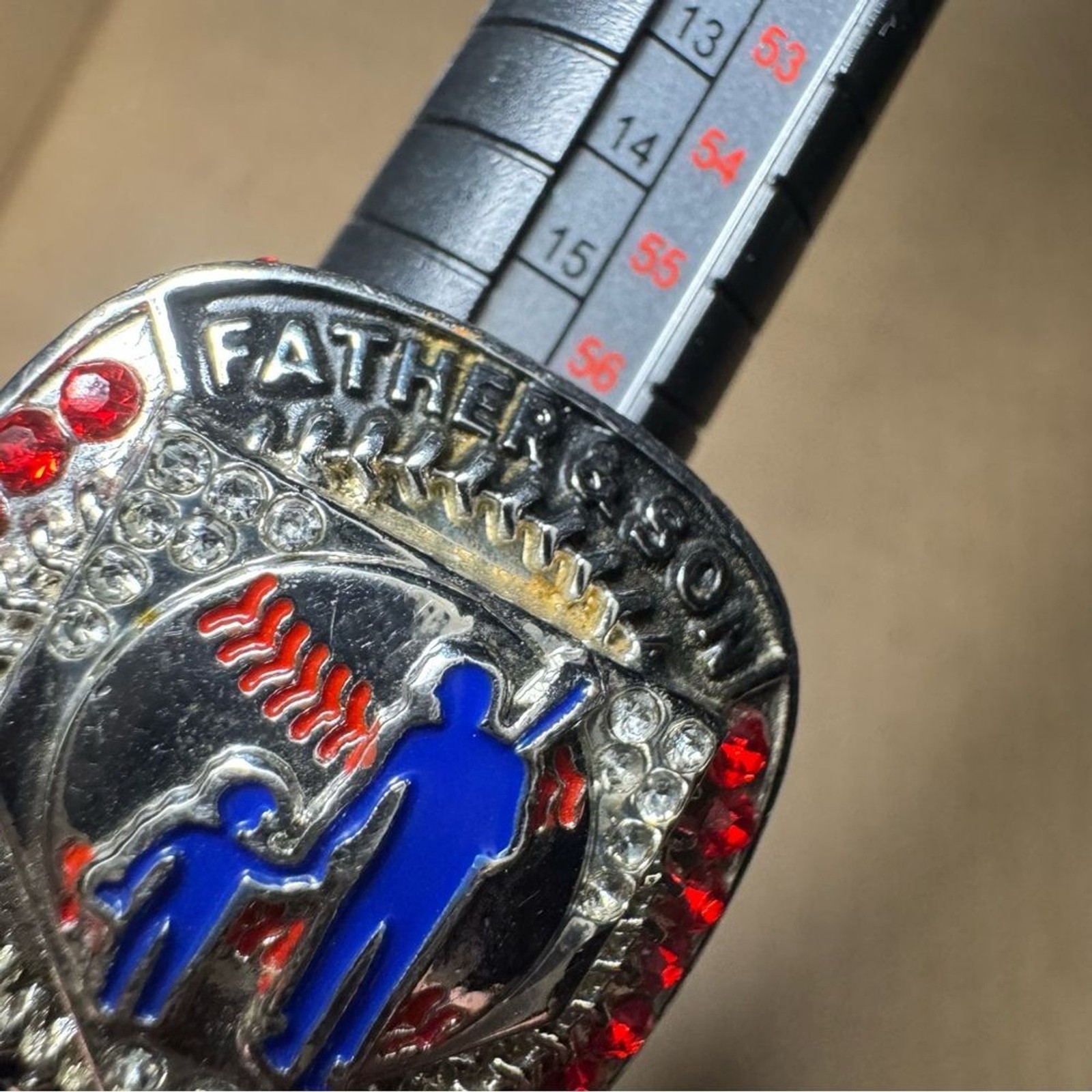 Father and Son Tournament Ring Sports Collectible Baseball