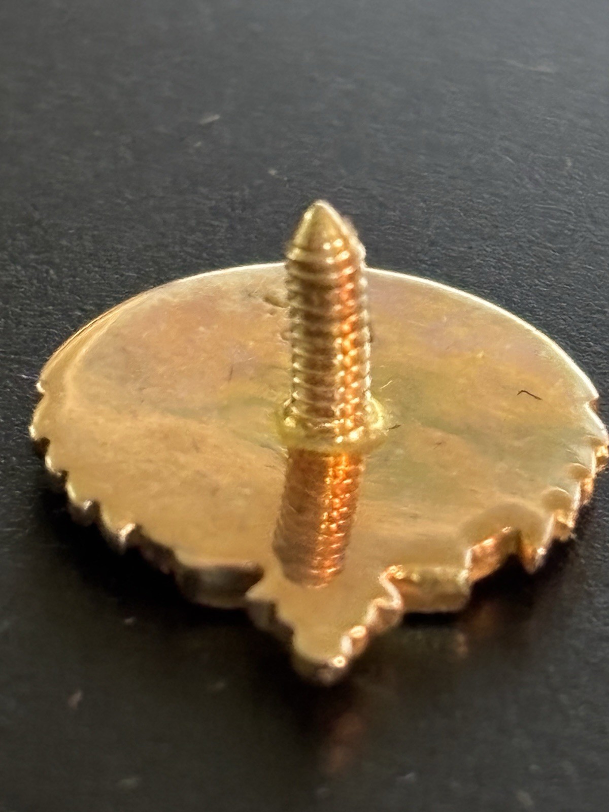 10K YELLOW GOLD USS UNITED STATES STEEL 45 YEARS AWARD PIN 2.3 g