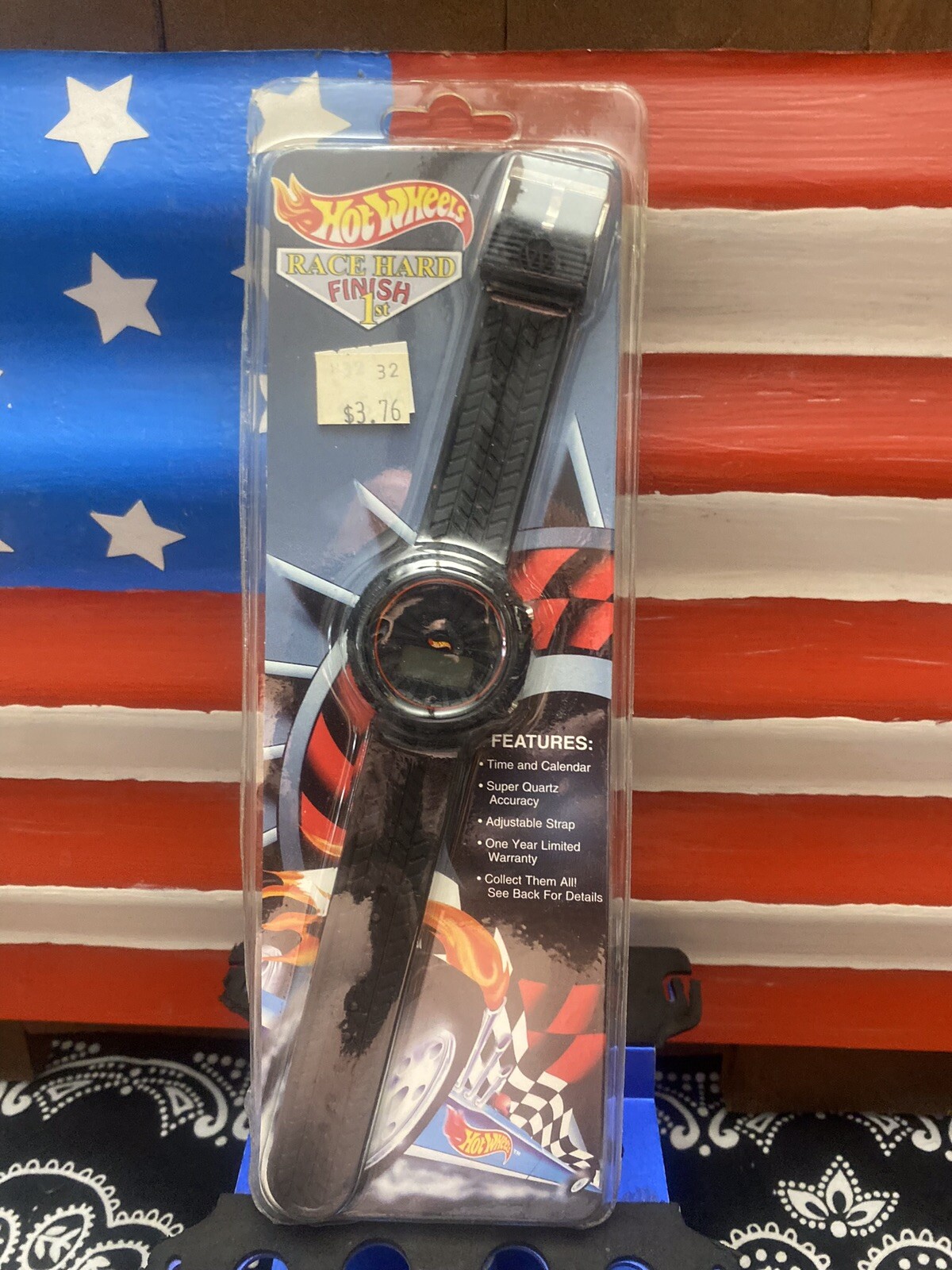 Hot Wheels Race Hard Finish 1st Collectible Watch