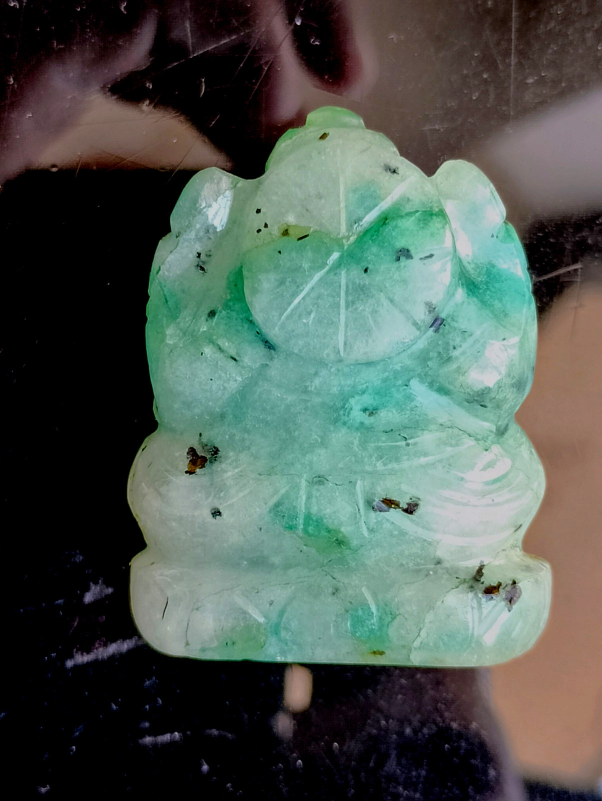 302.75 Ct Emerald Green Ganesh