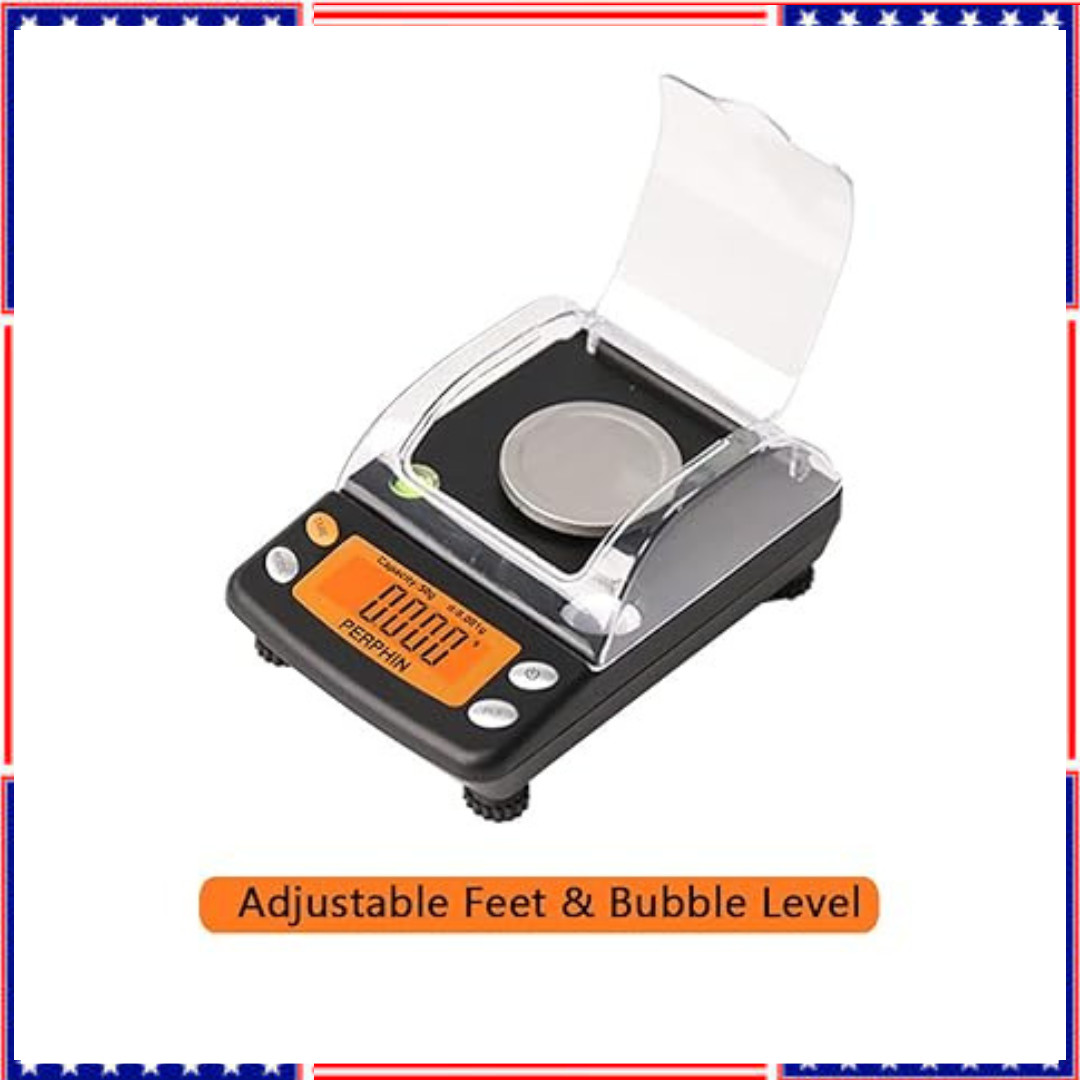 Milligram Scale 50G by 0.001G, Mg Scale USB, Digital Powder Scale, Large LCD Di