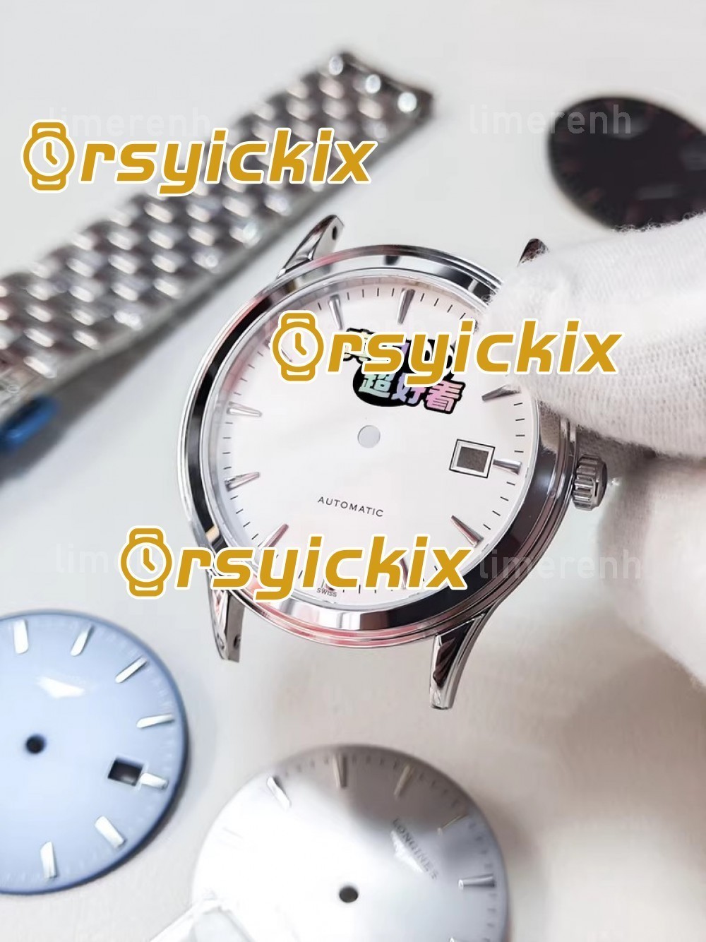 38.5mm Stainless watch case For Flagship 2892 Movement