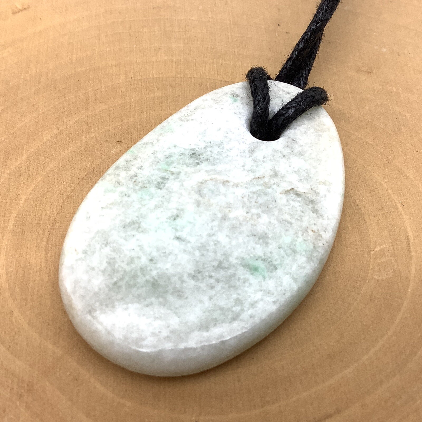 Burma Maw Sit Sit Pendant White Green Albite Jadeite Gem Myanmar #8