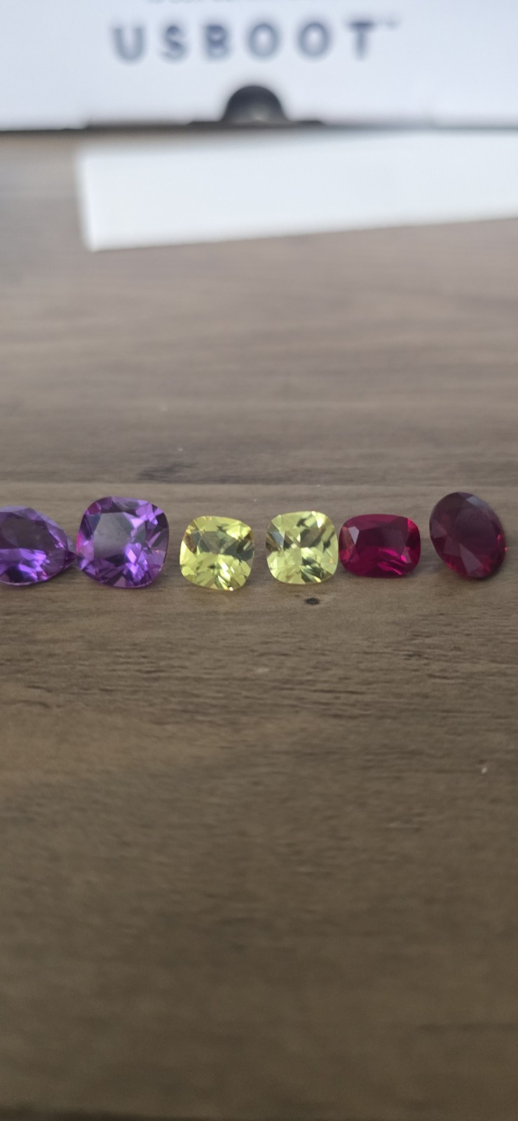 18pc Assorted Genuine Gemstones, Blood Rubys, Yellow Sapphire, Nank Emerald,Etc