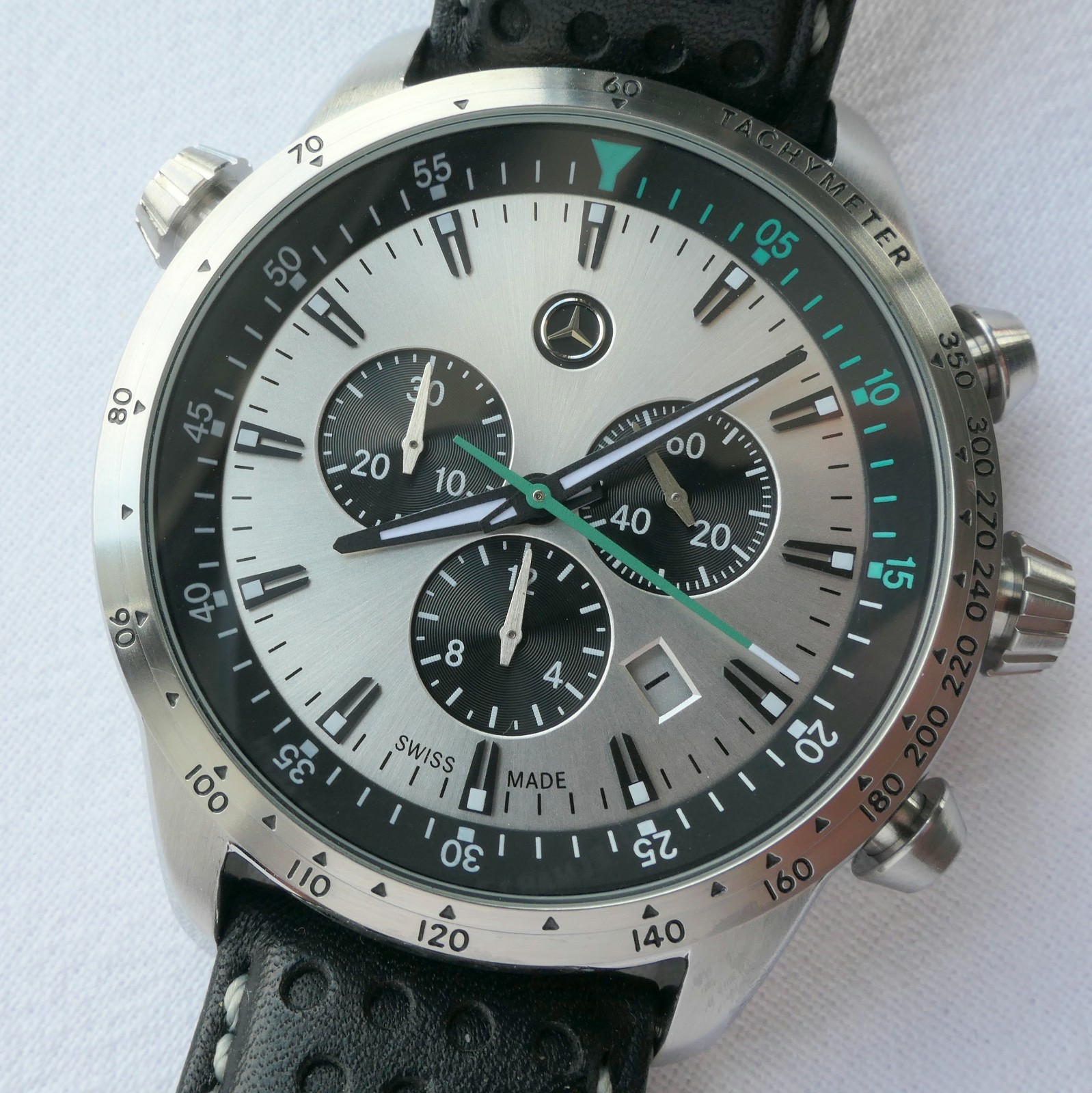 Mercedes Benz AMG DTM Motorsport Petronas Racing Car Accessory Chronograph Watch