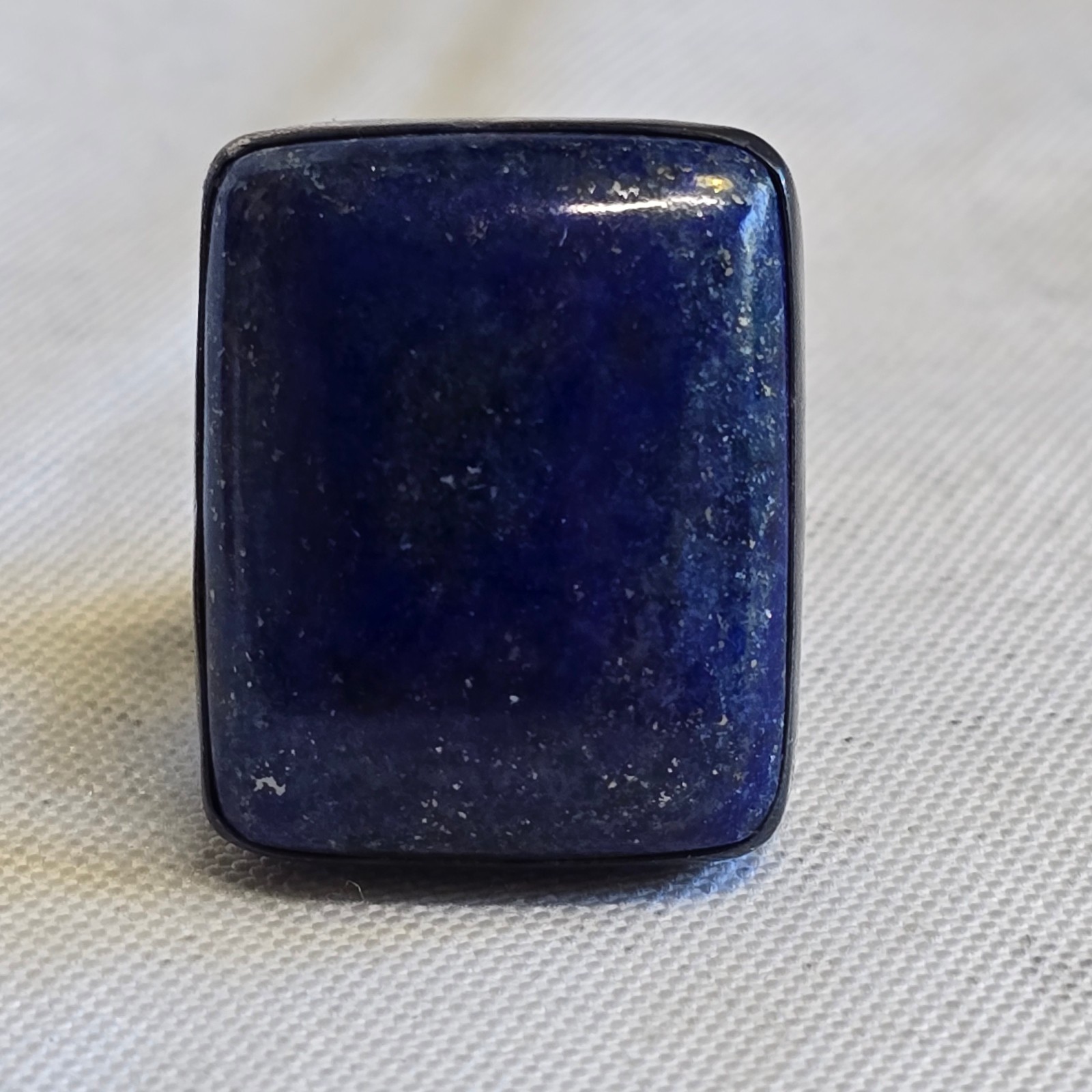 Sterling Silver Jay King Ring 15.7g Fine Jewelry Size 7.5 Lapis Color *READ*