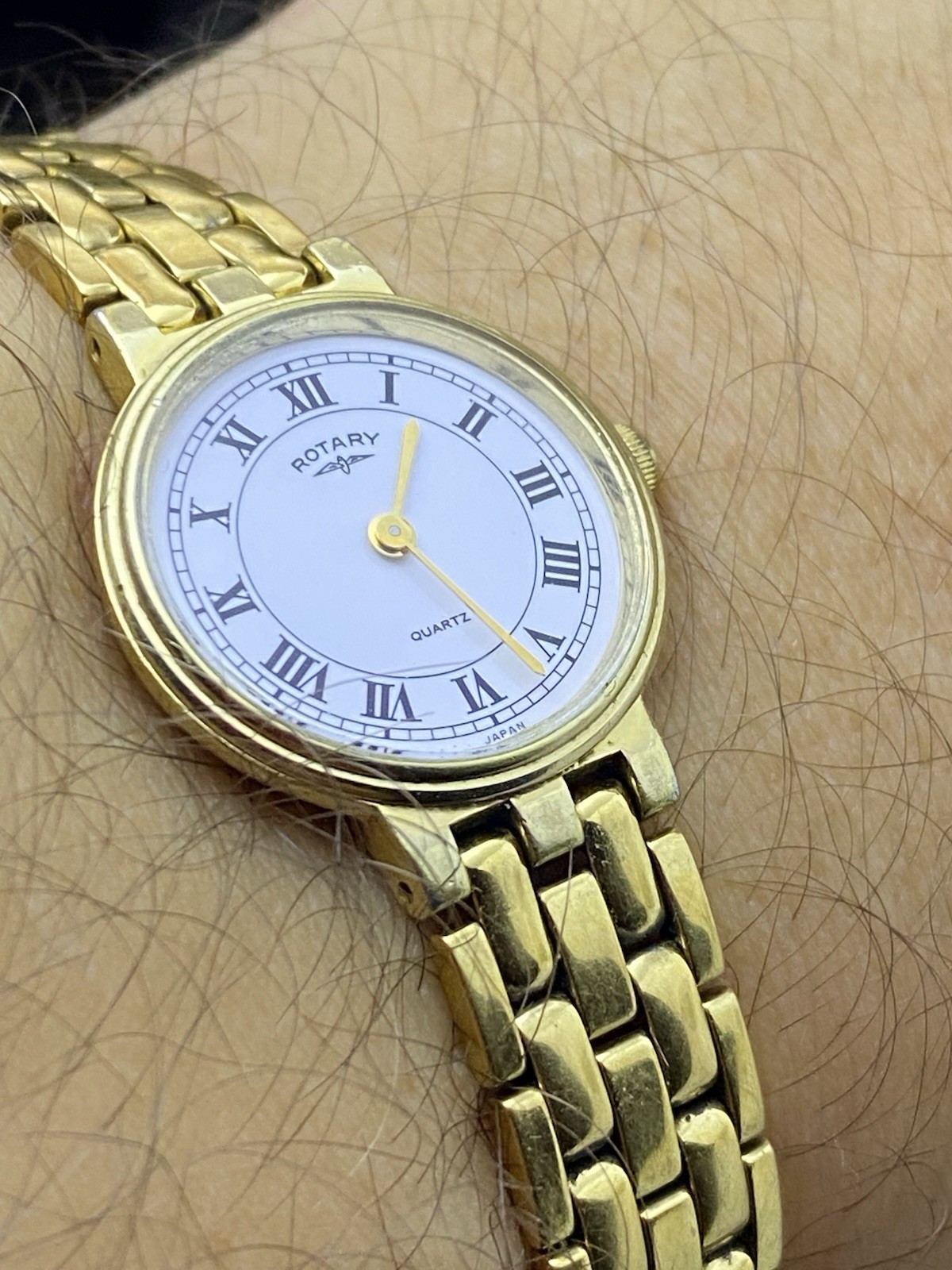 RARE UNIQUE Women’s SWISS Vintage 90’s Quartz Watch ROTARY #8956