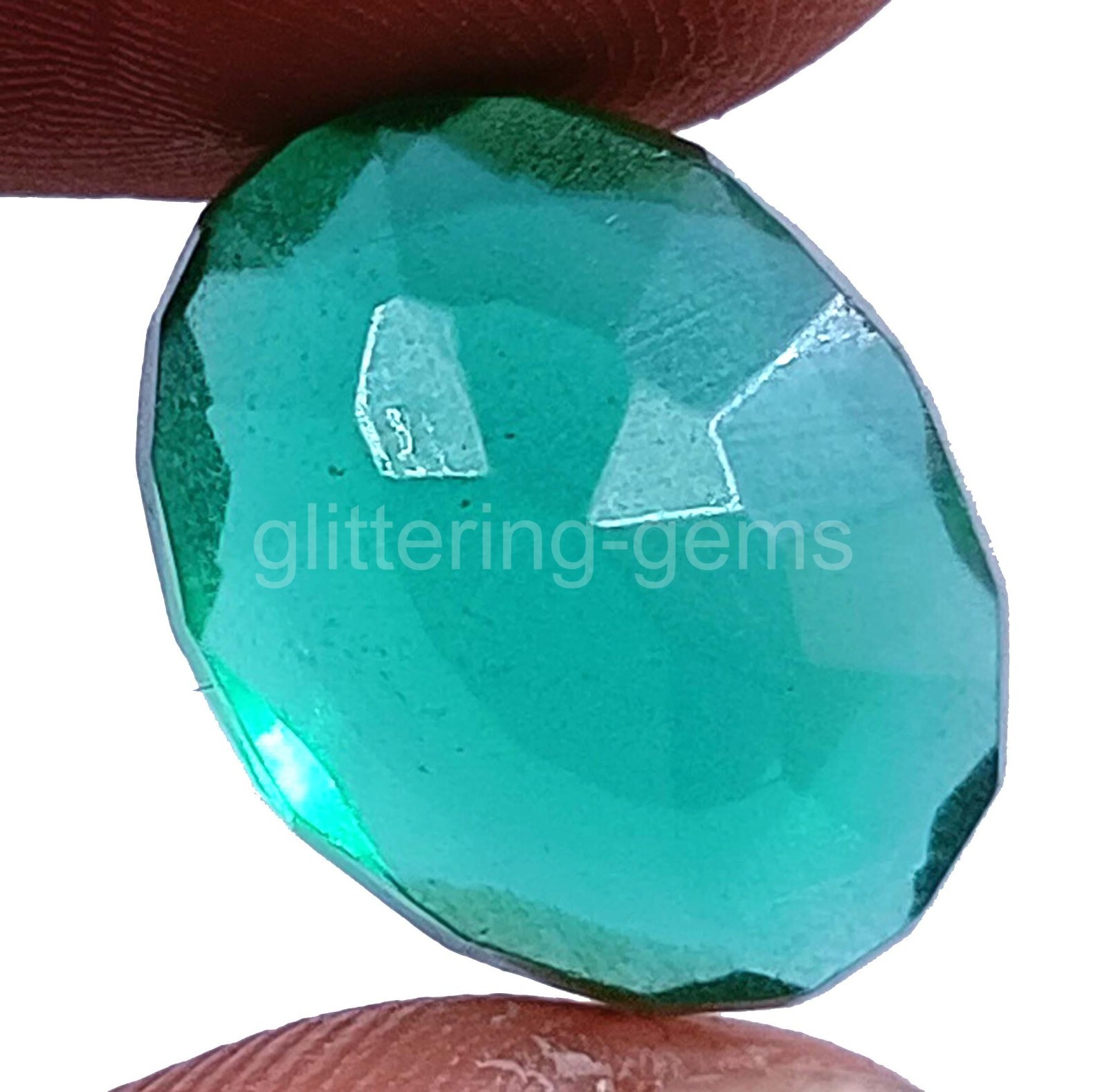 7.00 CT Pakistani Green Emerald IGL Certified Oval Cut Loose Gemstone 5JJV