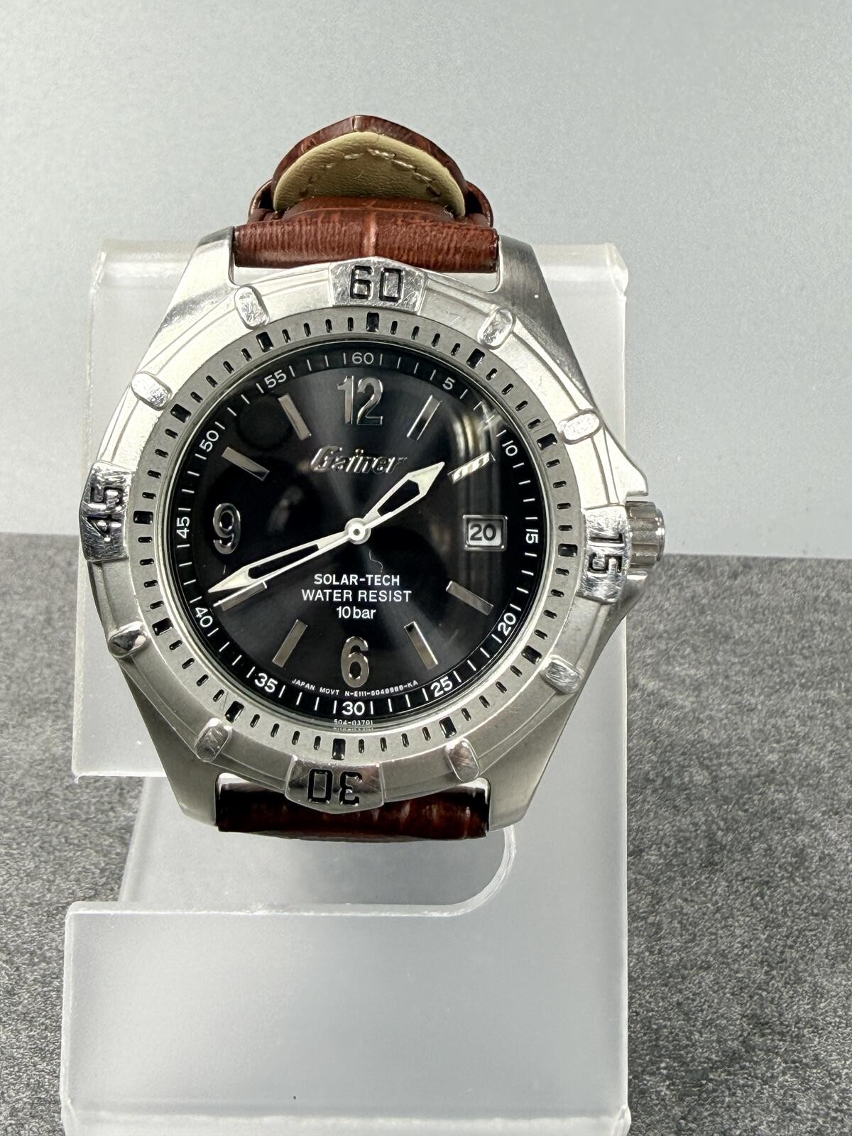 Citizen Gainer Solar-Tech E111-S029155 Date 39mm Men’s Watch New Battery