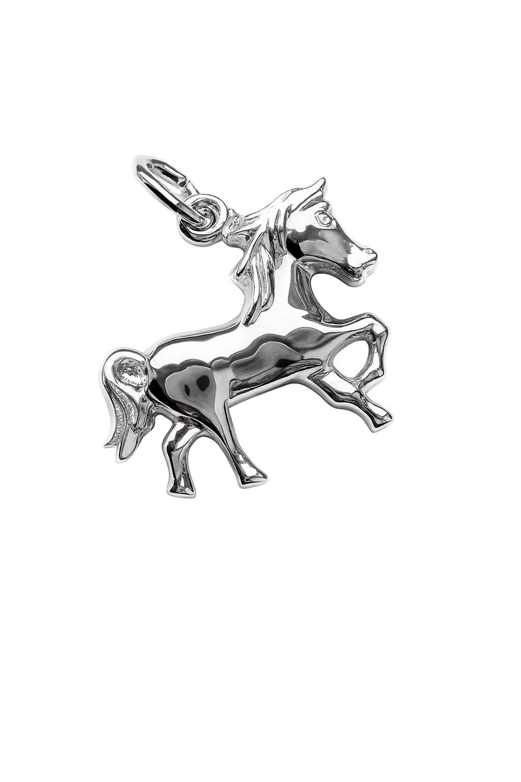 925 Silver Pendant Horse High Polished for Men and Women